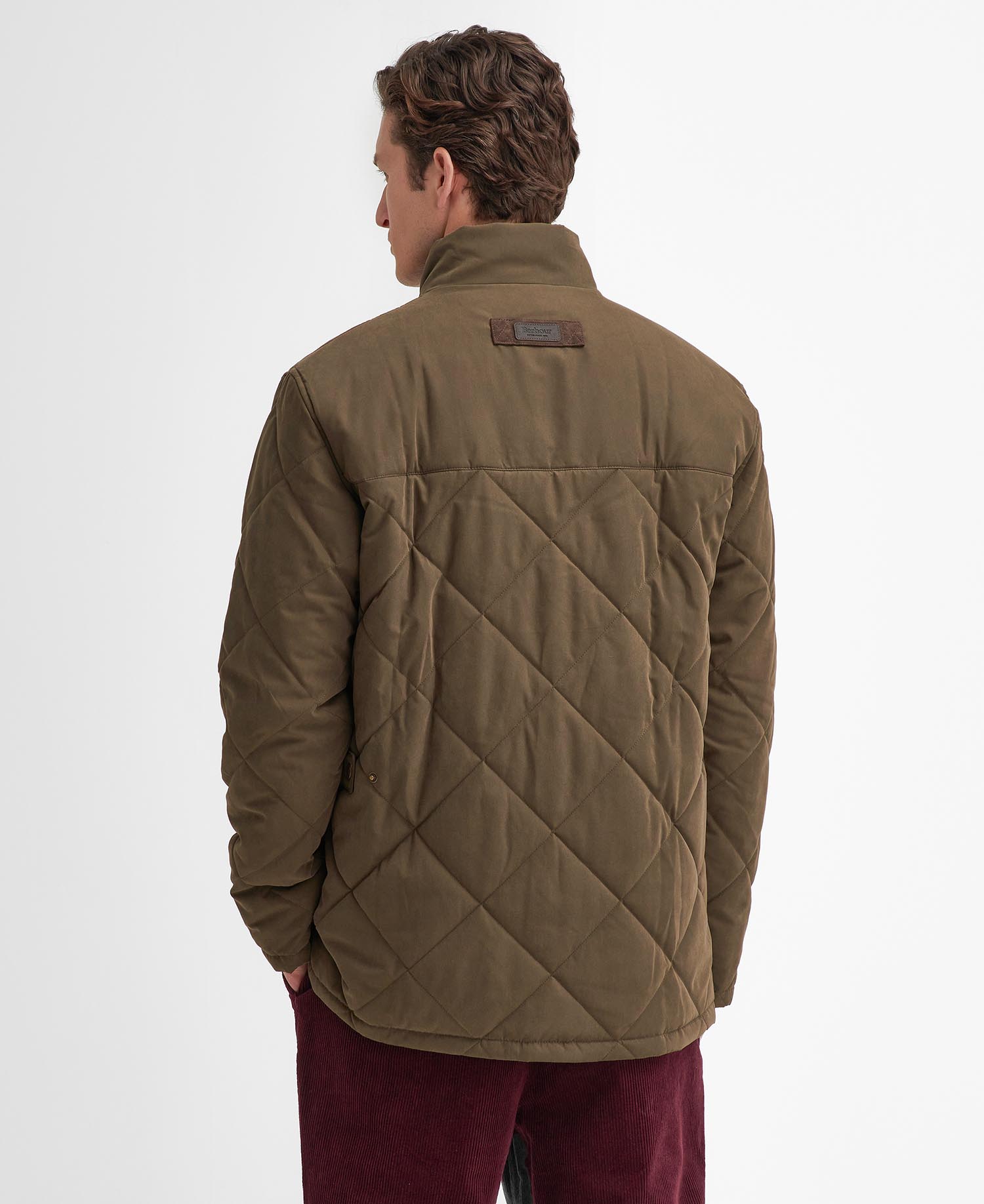 Elter Quilted Jacket - Dark Olive