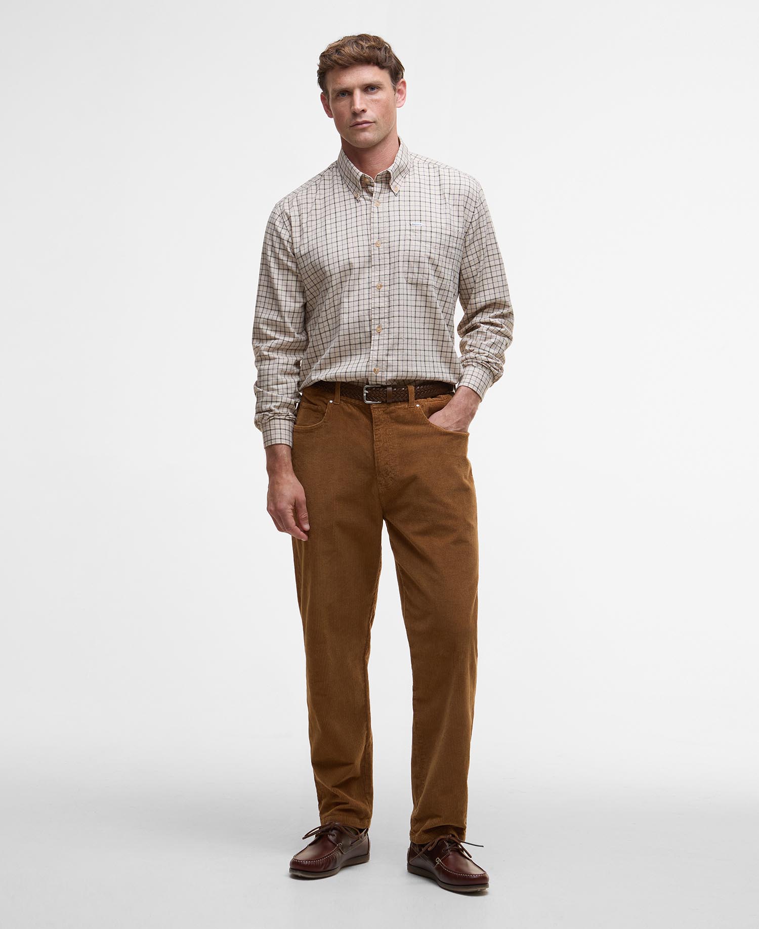 Bank Regular Long-Sleeved Shirt - Dark Ecru