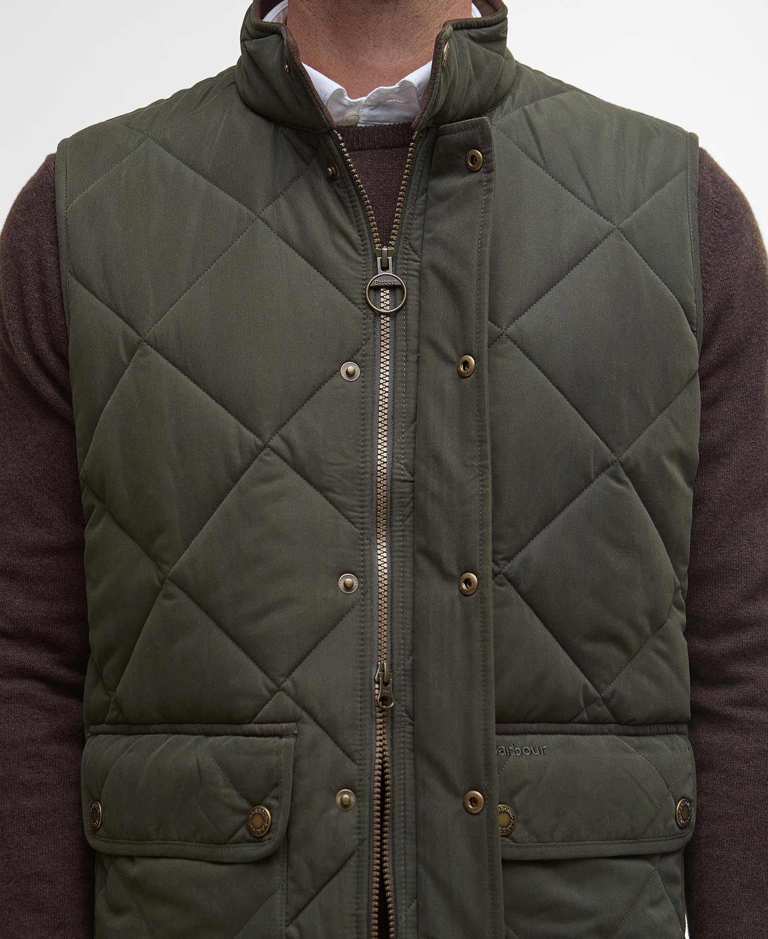 Winter Lowerdale Gilet - Dark Olive