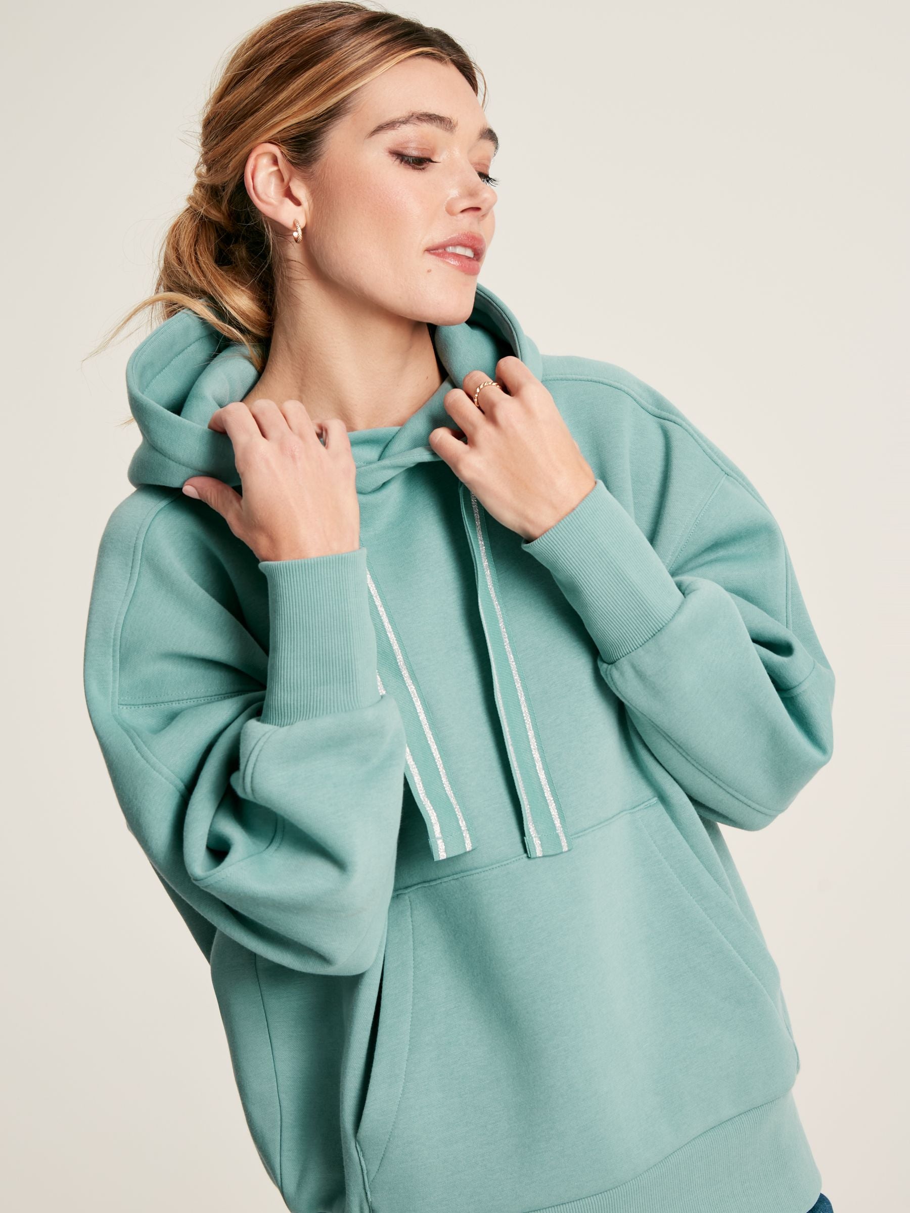 Cara Oversized Hoodie - Blue