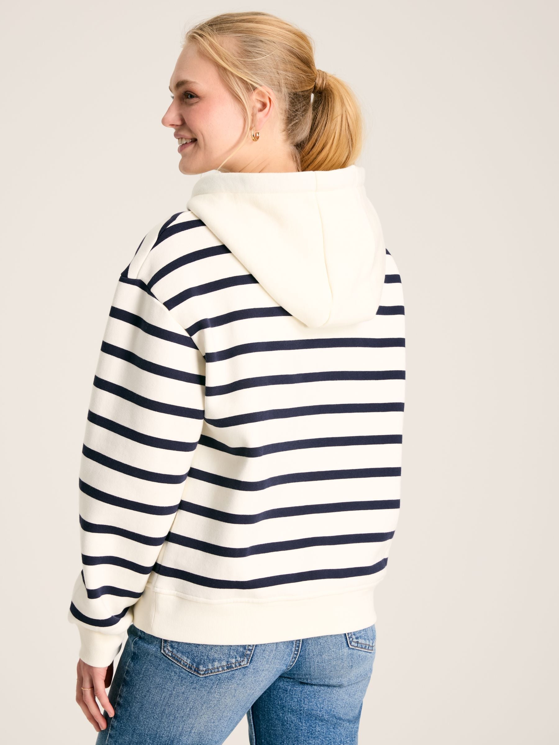 Milbourne Navy/White Hoodie
