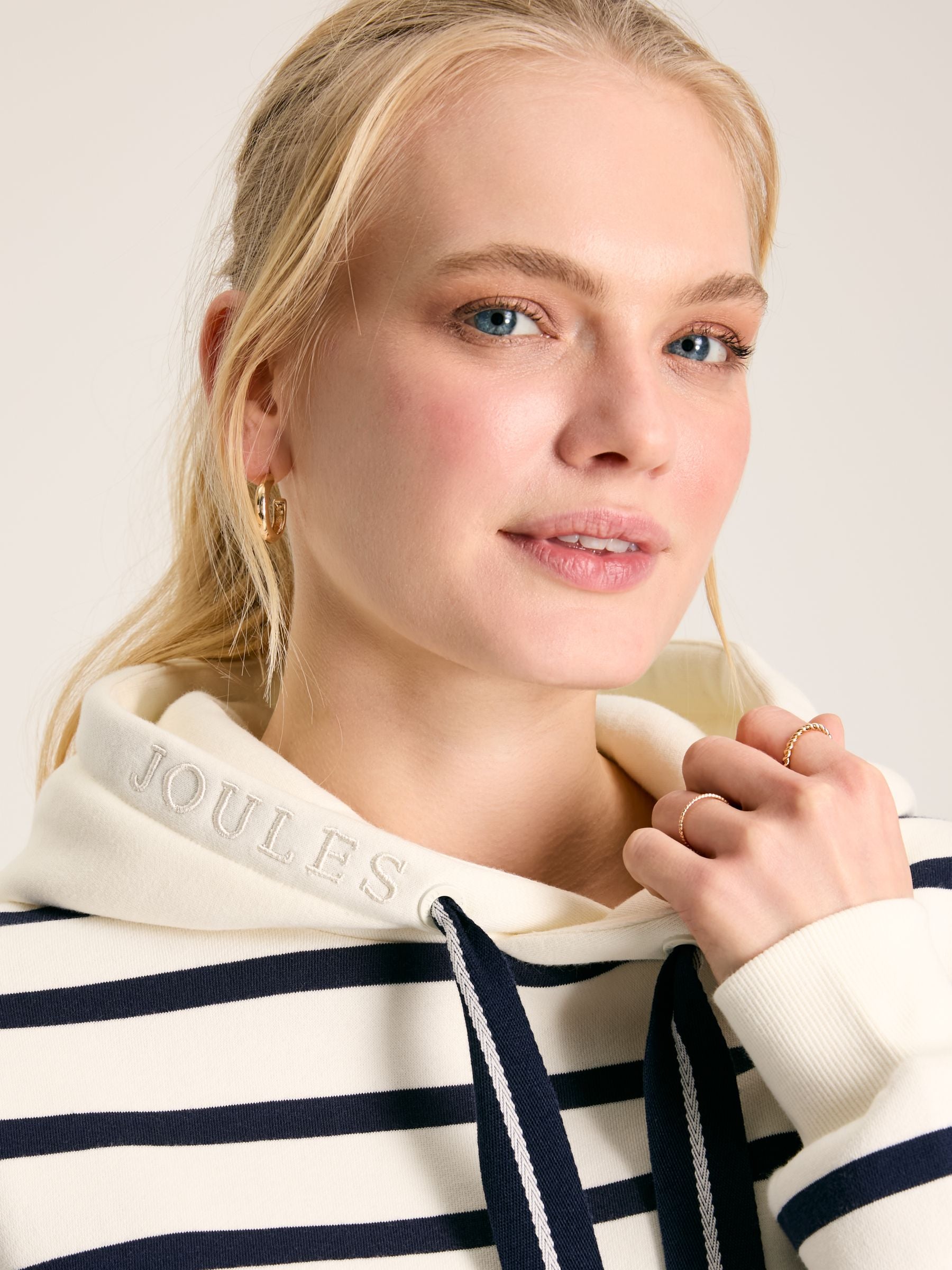 Milbourne Navy/White Hoodie