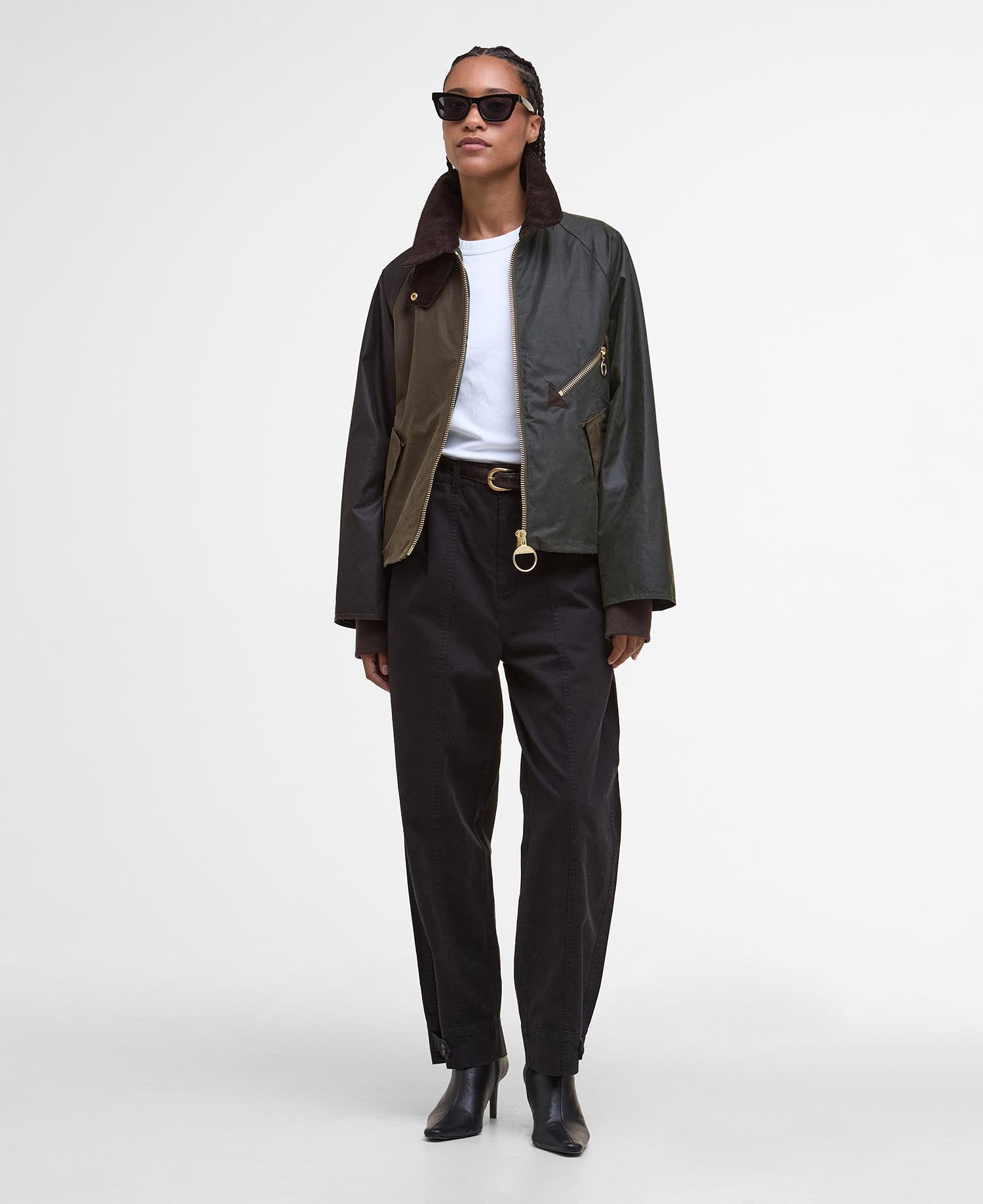 Arlene Waxed Jacket - Beech/Ancient Tartan