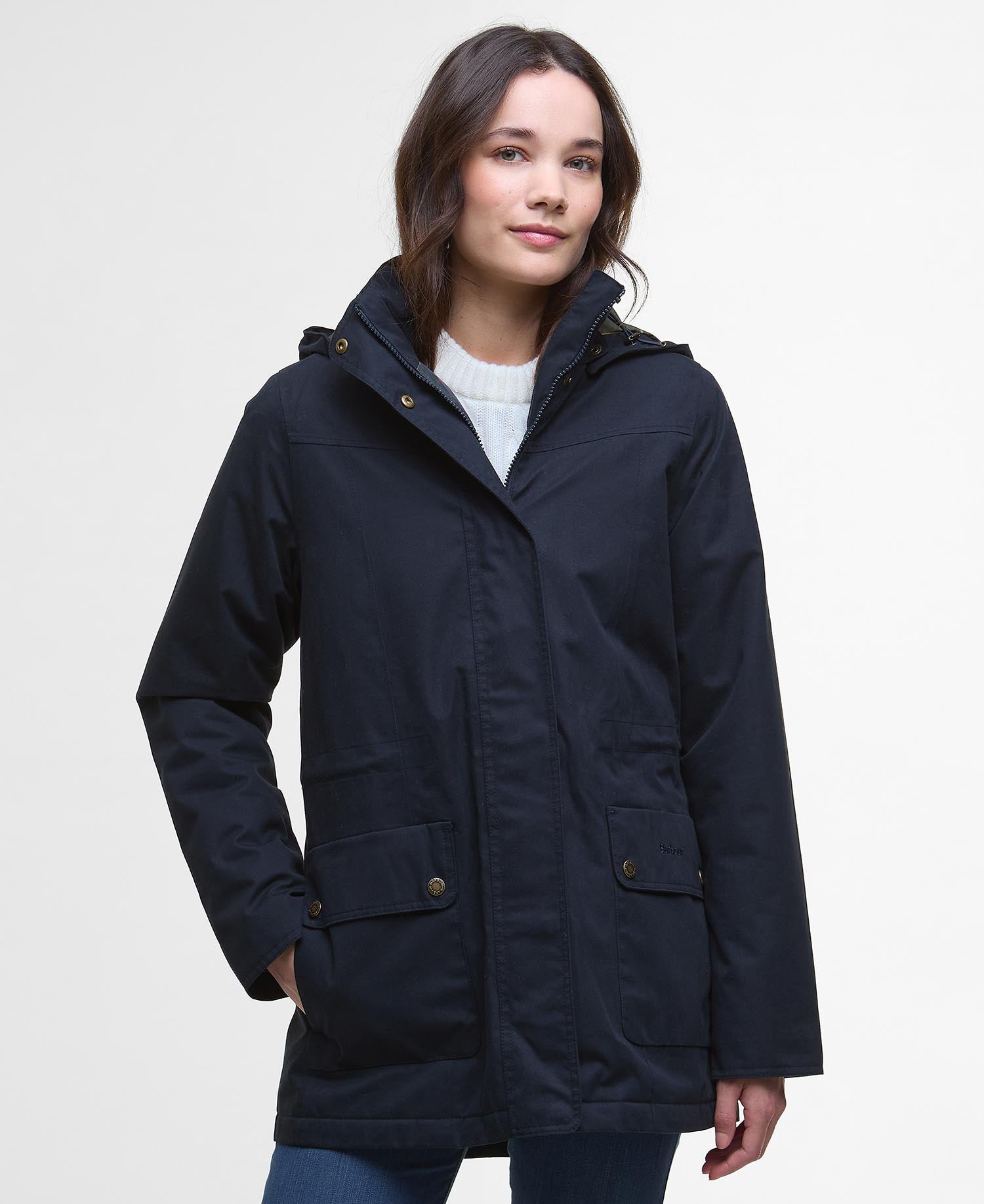 Buttercup Waterproof Jacket - Deep Navy/Classic