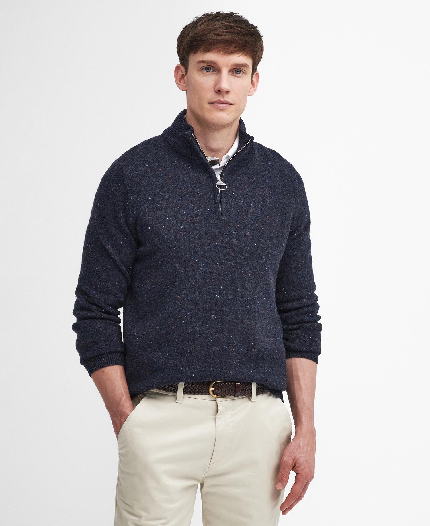 Tainsbury Half-Zip Jumper - Navy