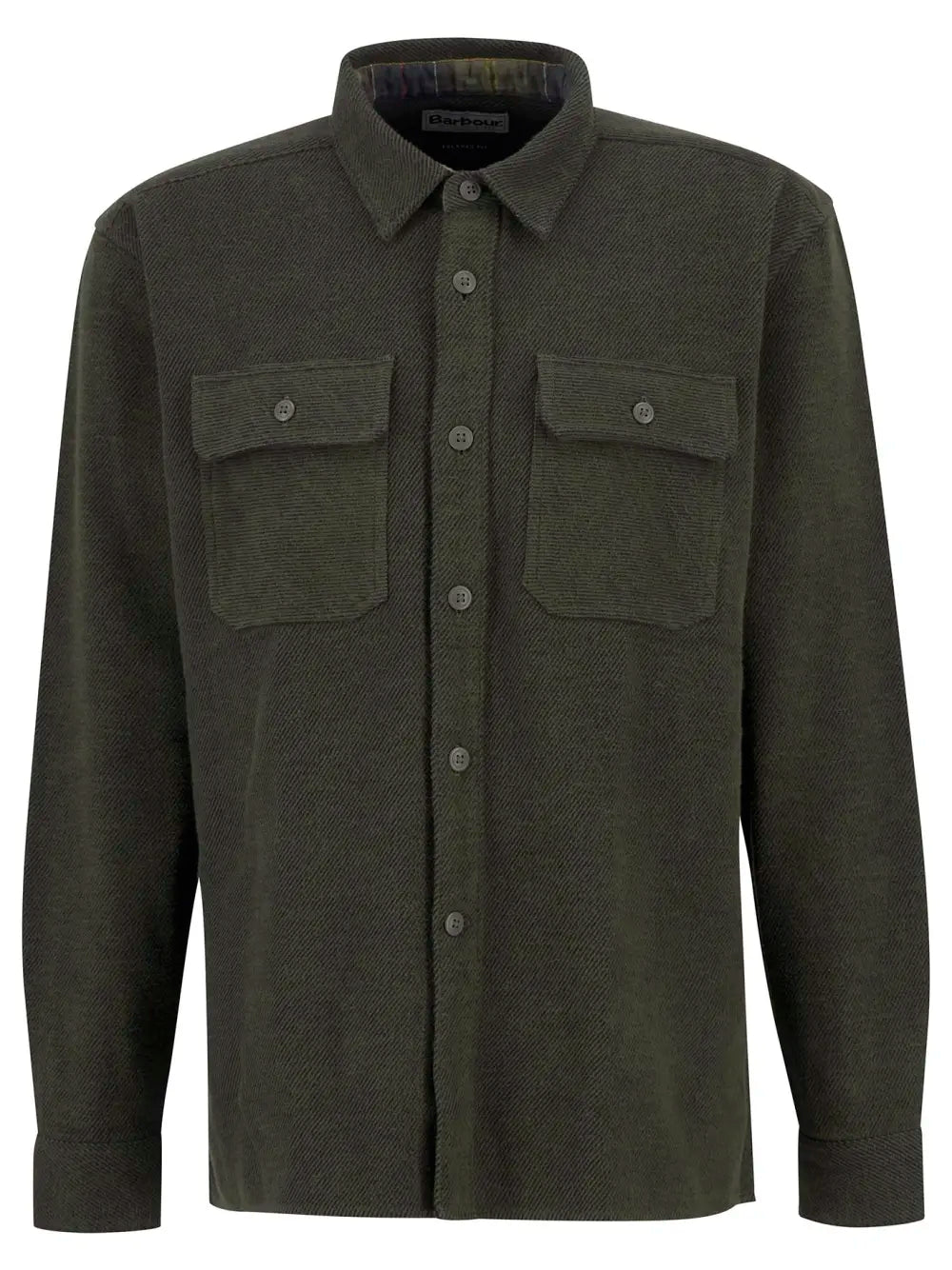 Baystone Relaxed Long-Sleeved Shirt - Olive