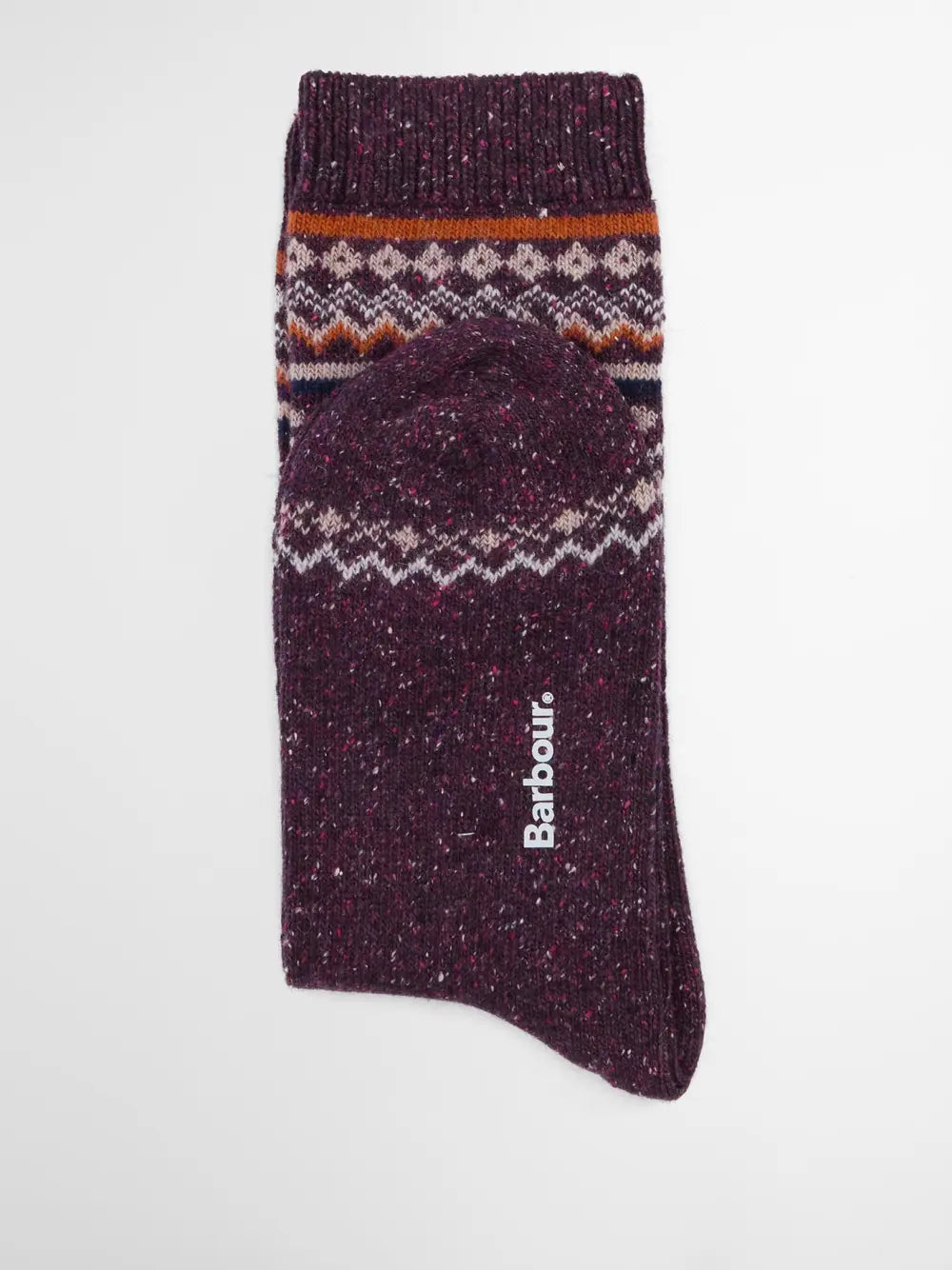 Anaise Fair isle Socks - Fudge