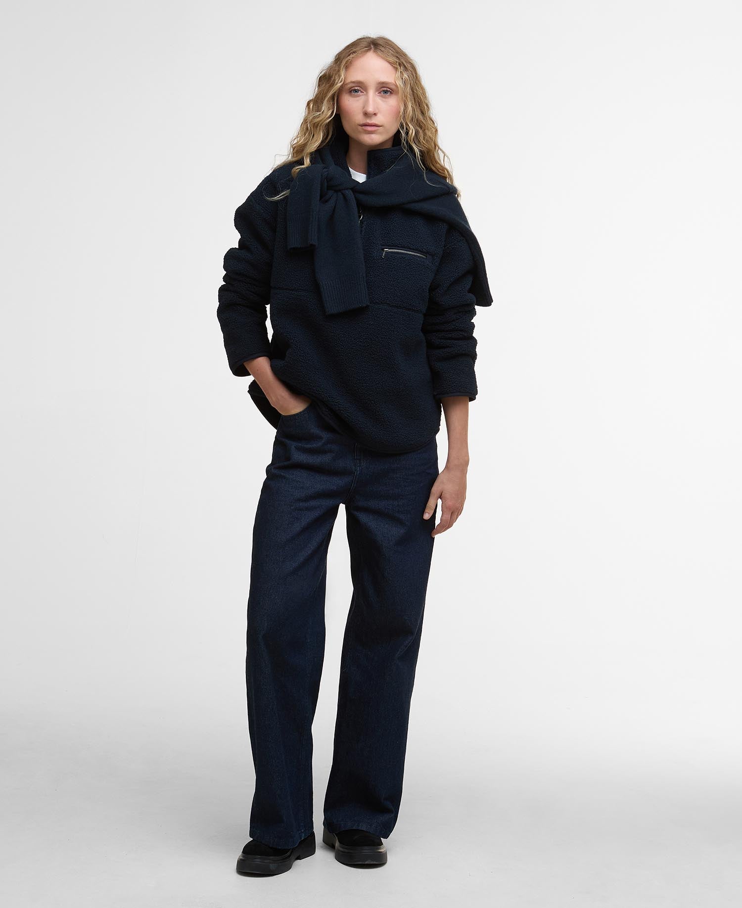 Mersea Half-Zip Fleece - Navy