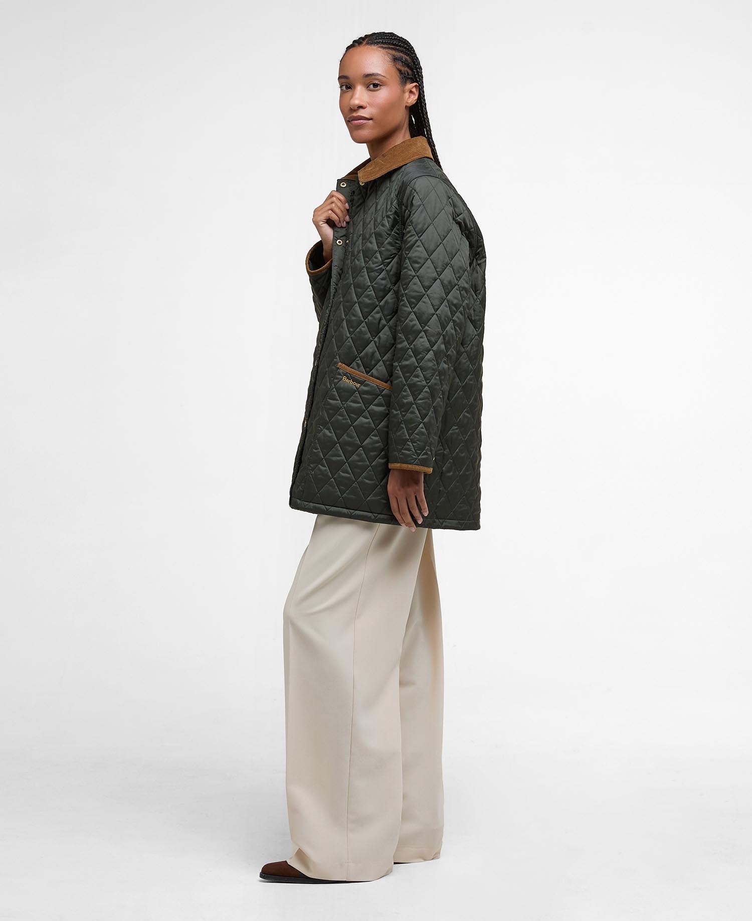 Icons Modern Liddesdale Quilted Jacket - Sage/Ancient