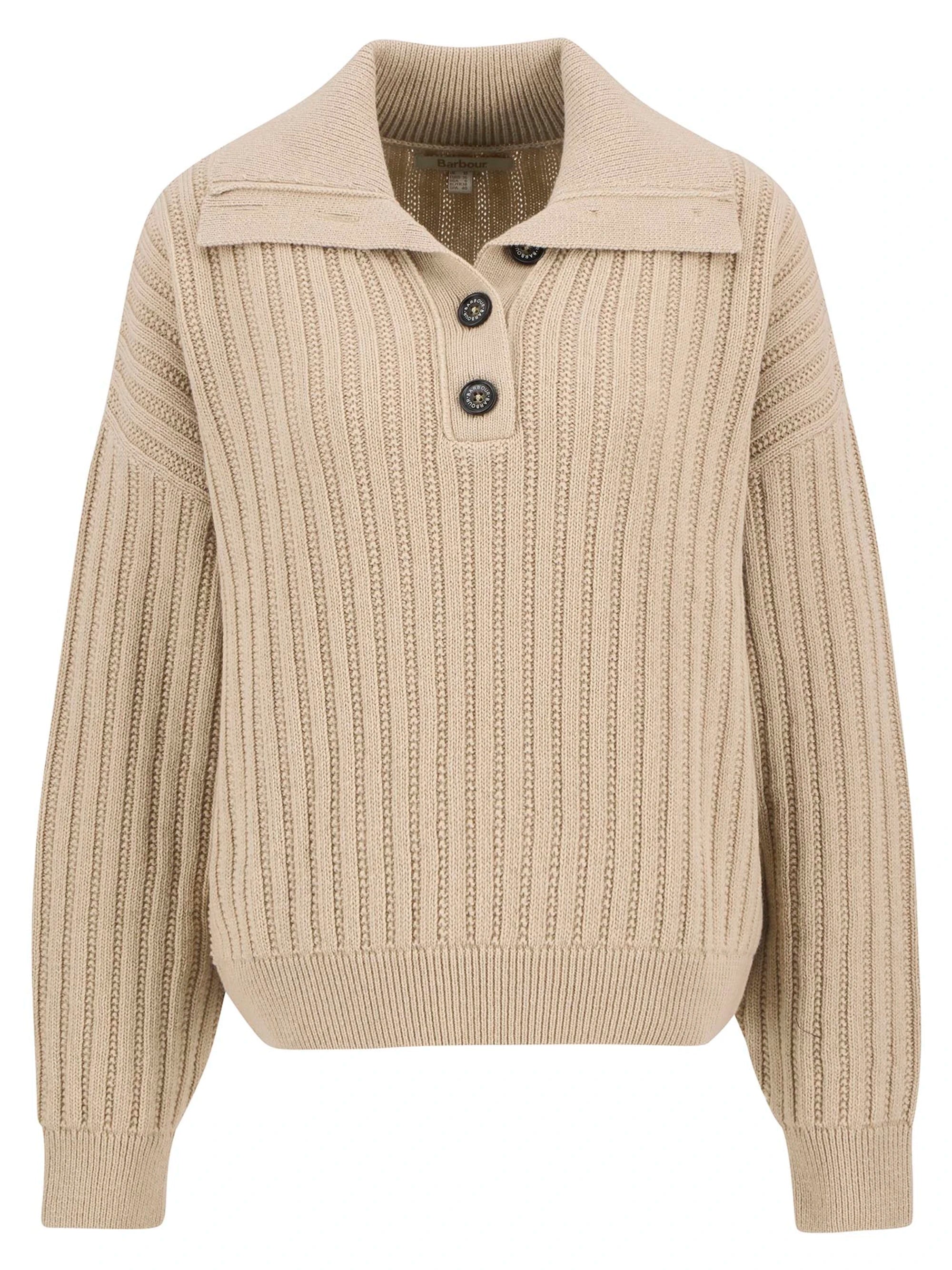 Norham Collared Jumper - Oatmeal
