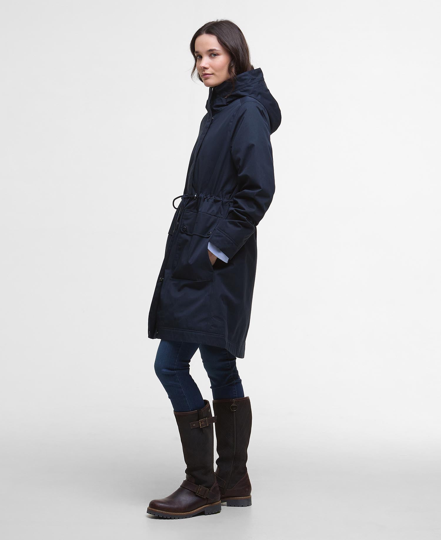 Bowlees Waterproof Jacket - Deep Navy/Dress Tartan