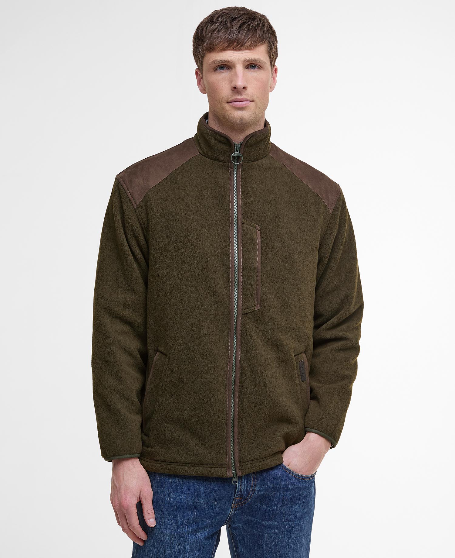 Active Fleece Jacket - Olive