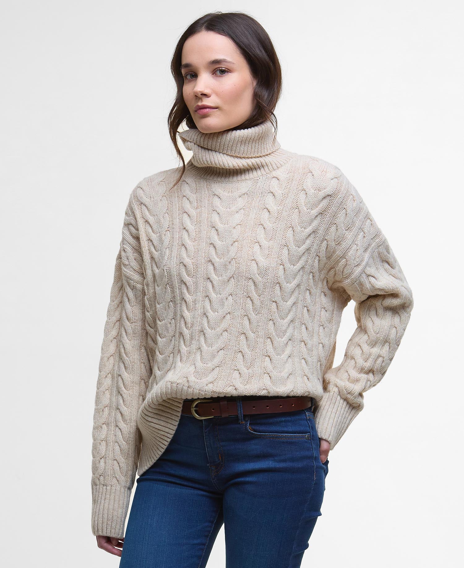 Embleton Rollneck Jumper - Birch