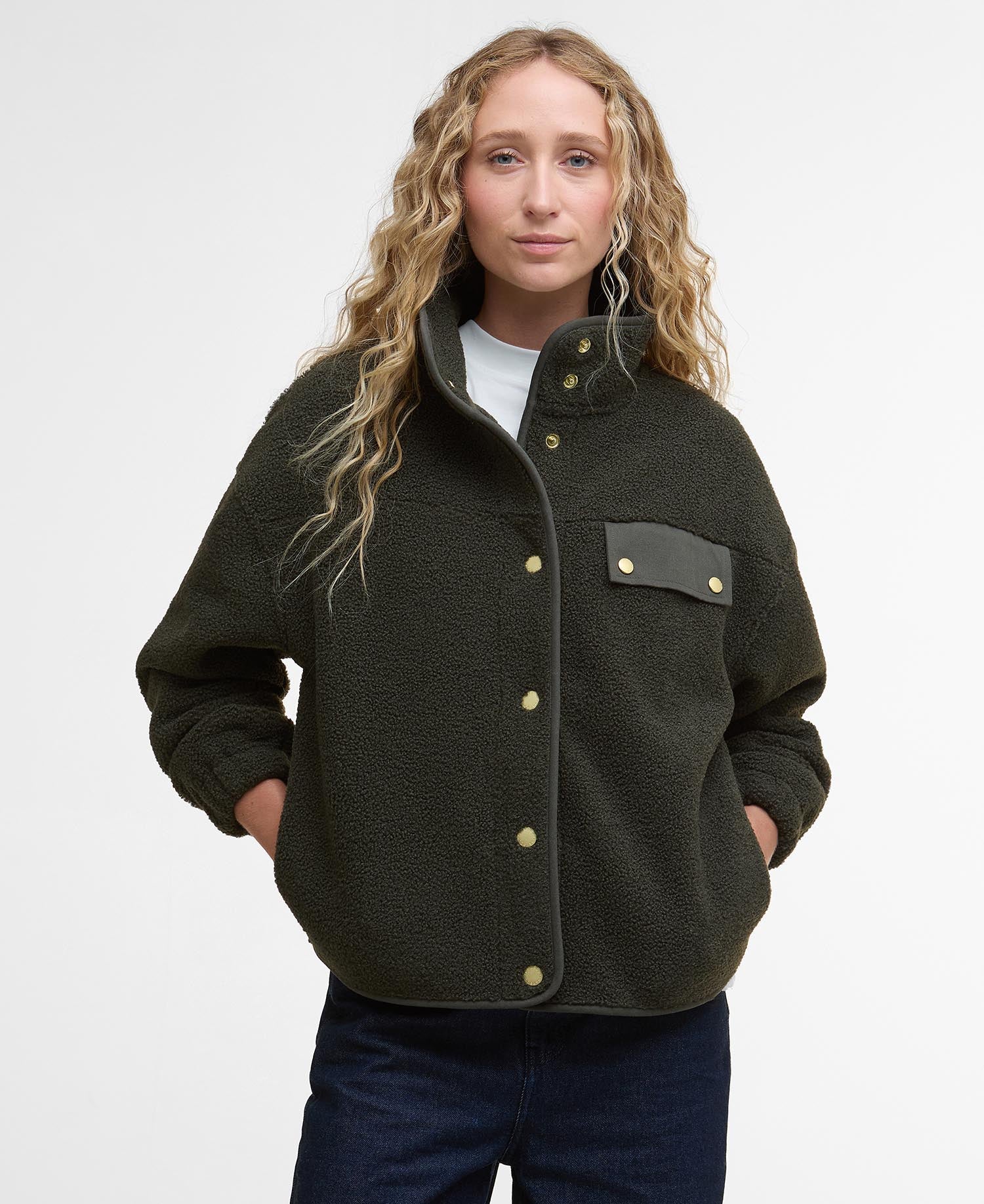 Mabel Fleece - Olive