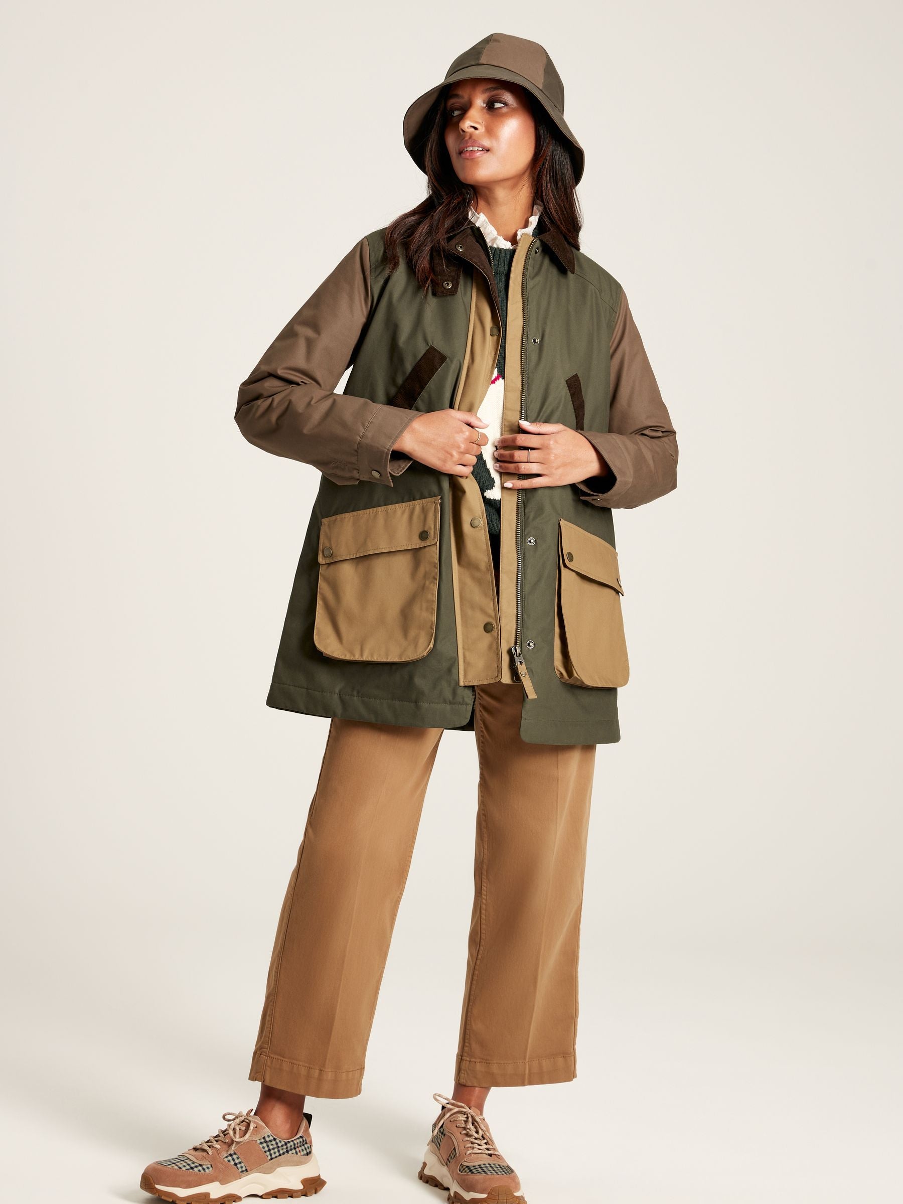Khaki wax jacket online