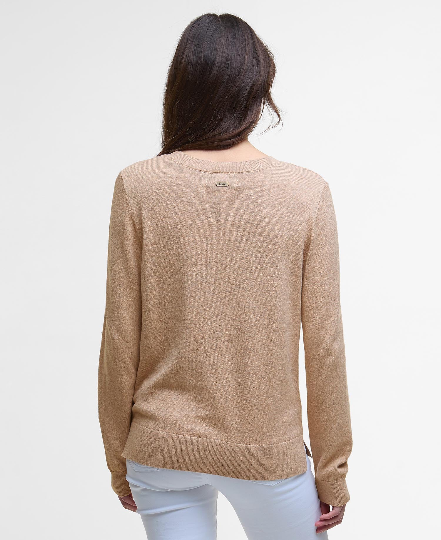 Fareham Crew Neck Jumper - Pale Camel