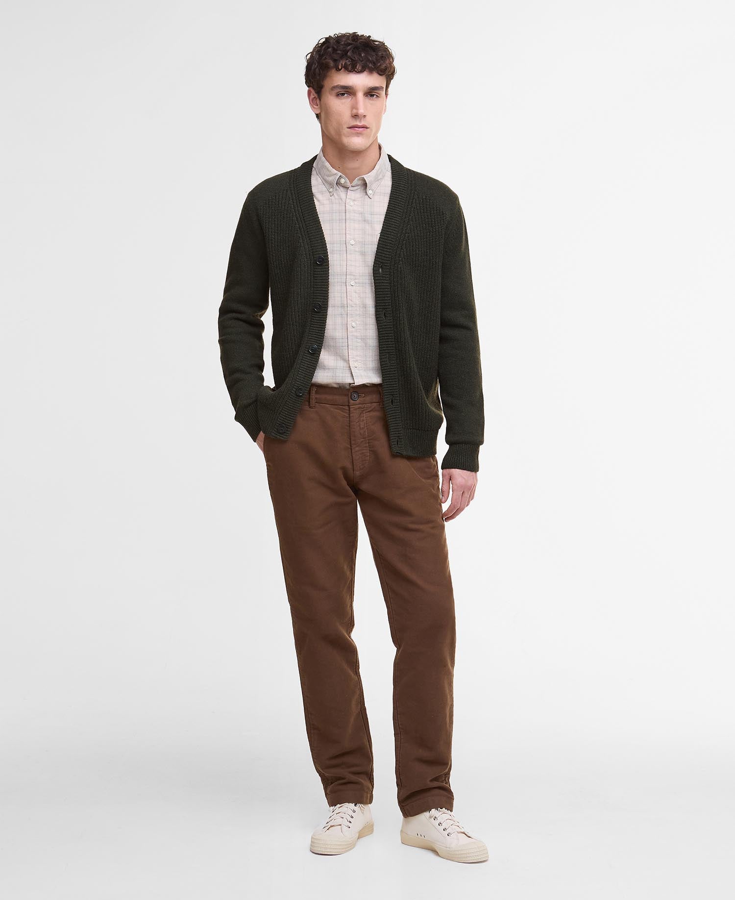Mainland Cardigan - Olive