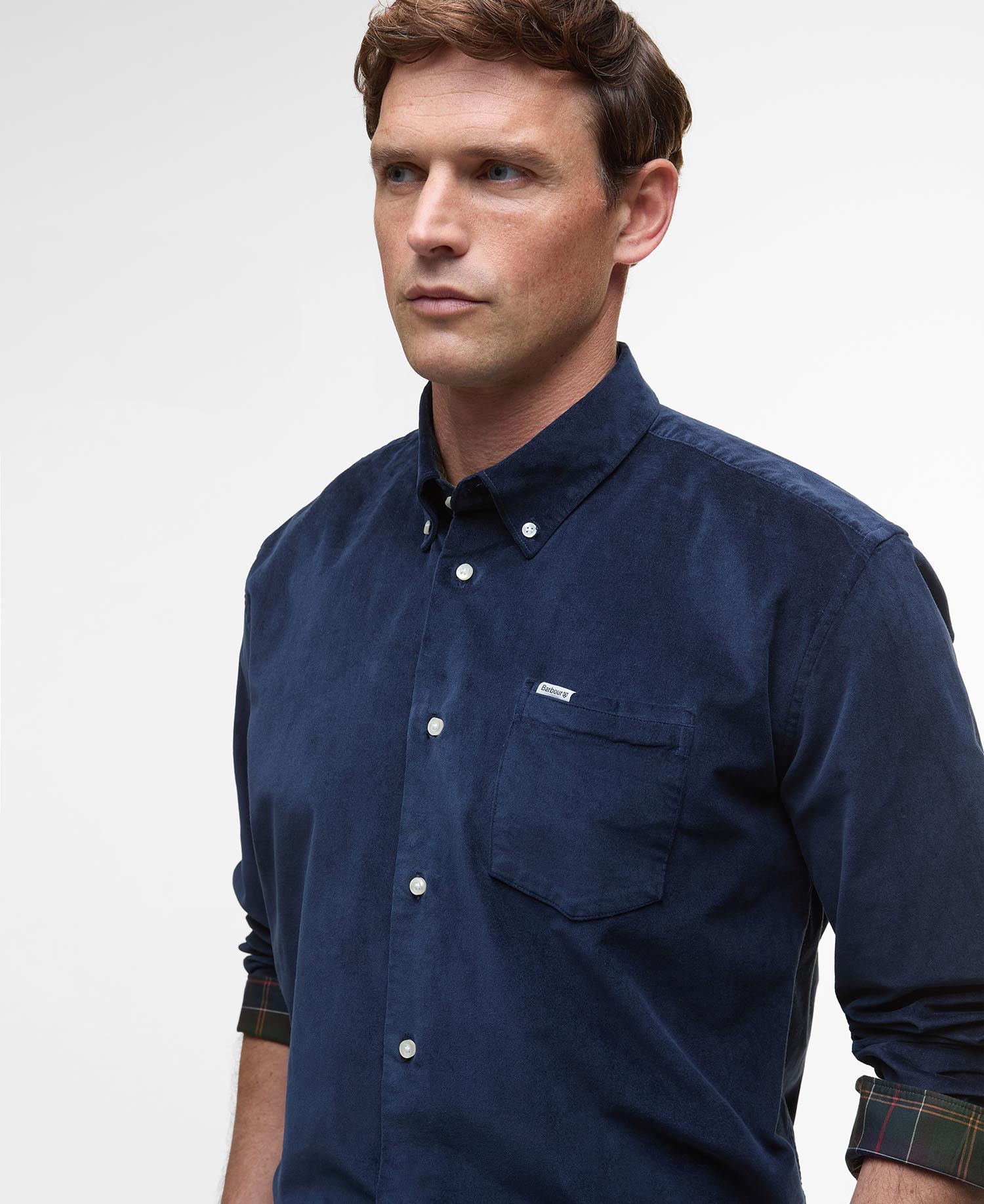 Jesmond Regular Long-Sleeved Shirt - Navy