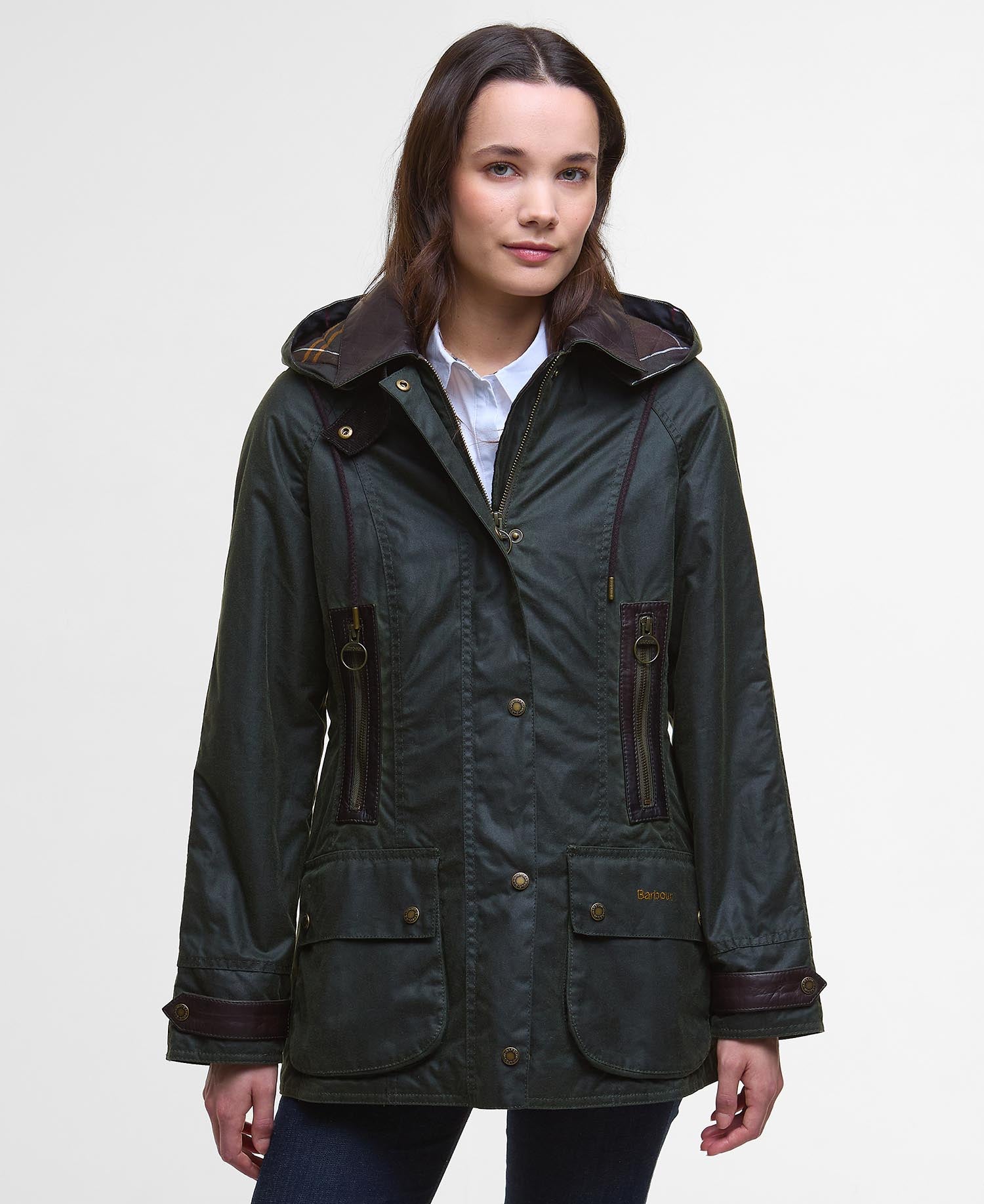 Ivy Waxed Jacket - Fern