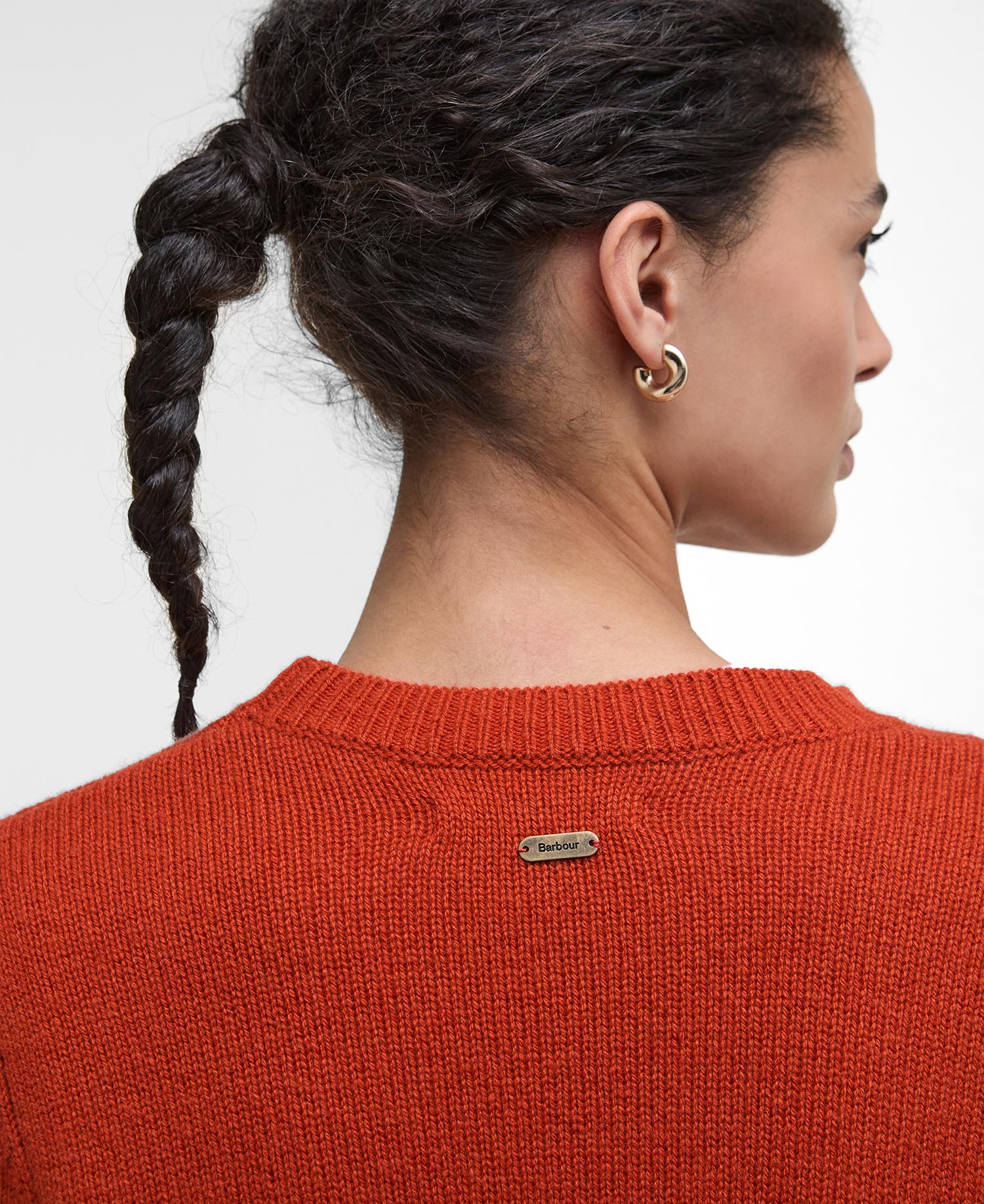 Woodhouse Crew Neck Jumper - Orange