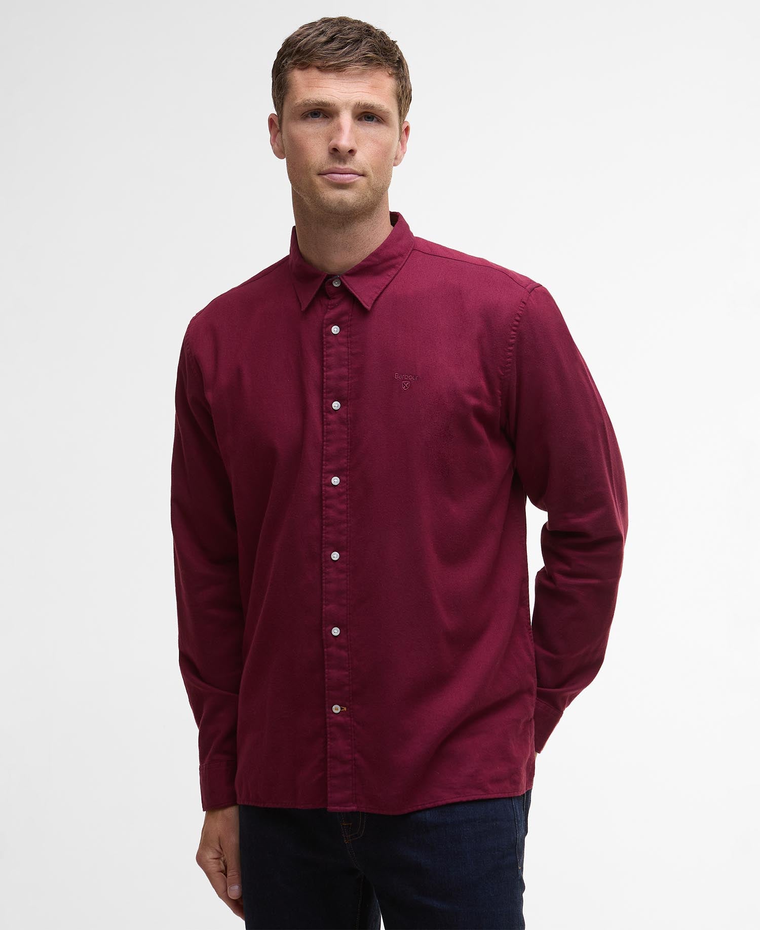 Sealane Relaxed Long-Sleeved Shirt - Biking Red