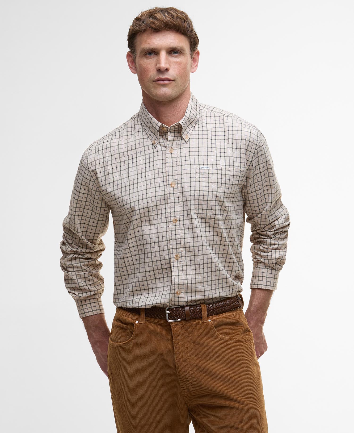 Bank Regular Long-Sleeved Shirt - Dark Ecru