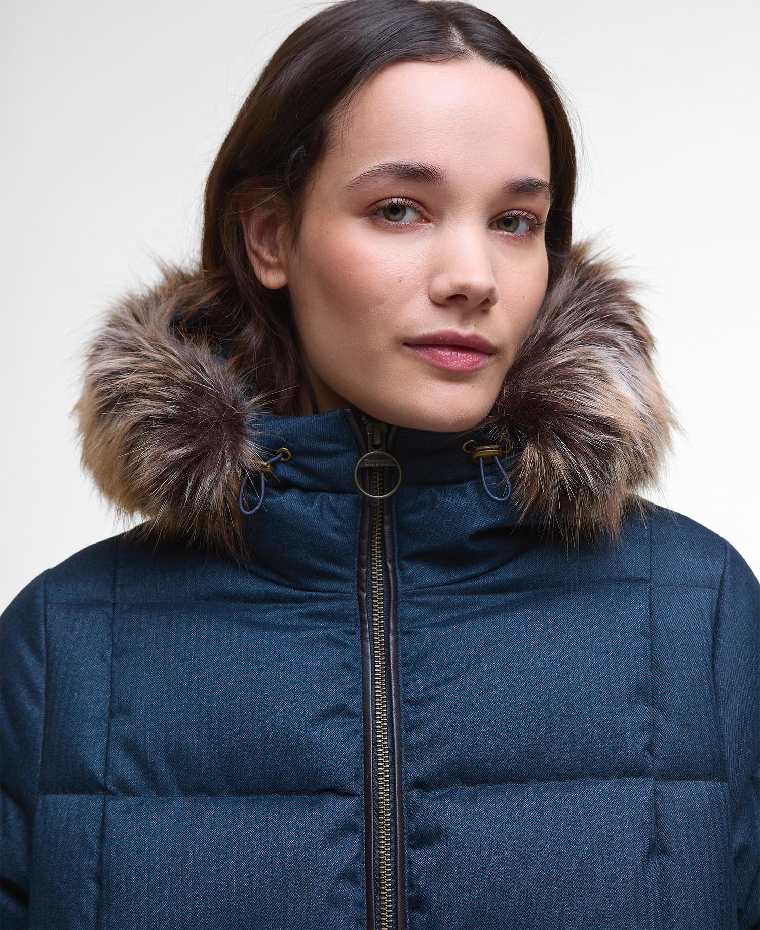 Marjoram Puffer Jacket - Dark Navy/Blackwatch