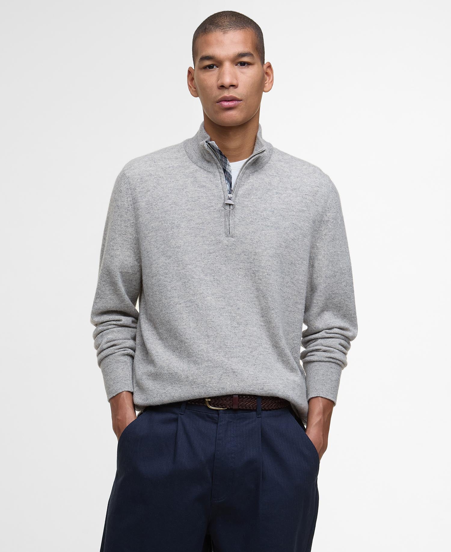 Waterbury Half-Zip Jumper - Mist