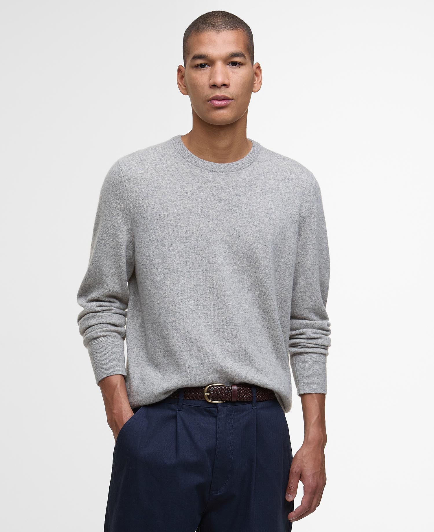 Waterbury Crew Neck Jumper - Mist