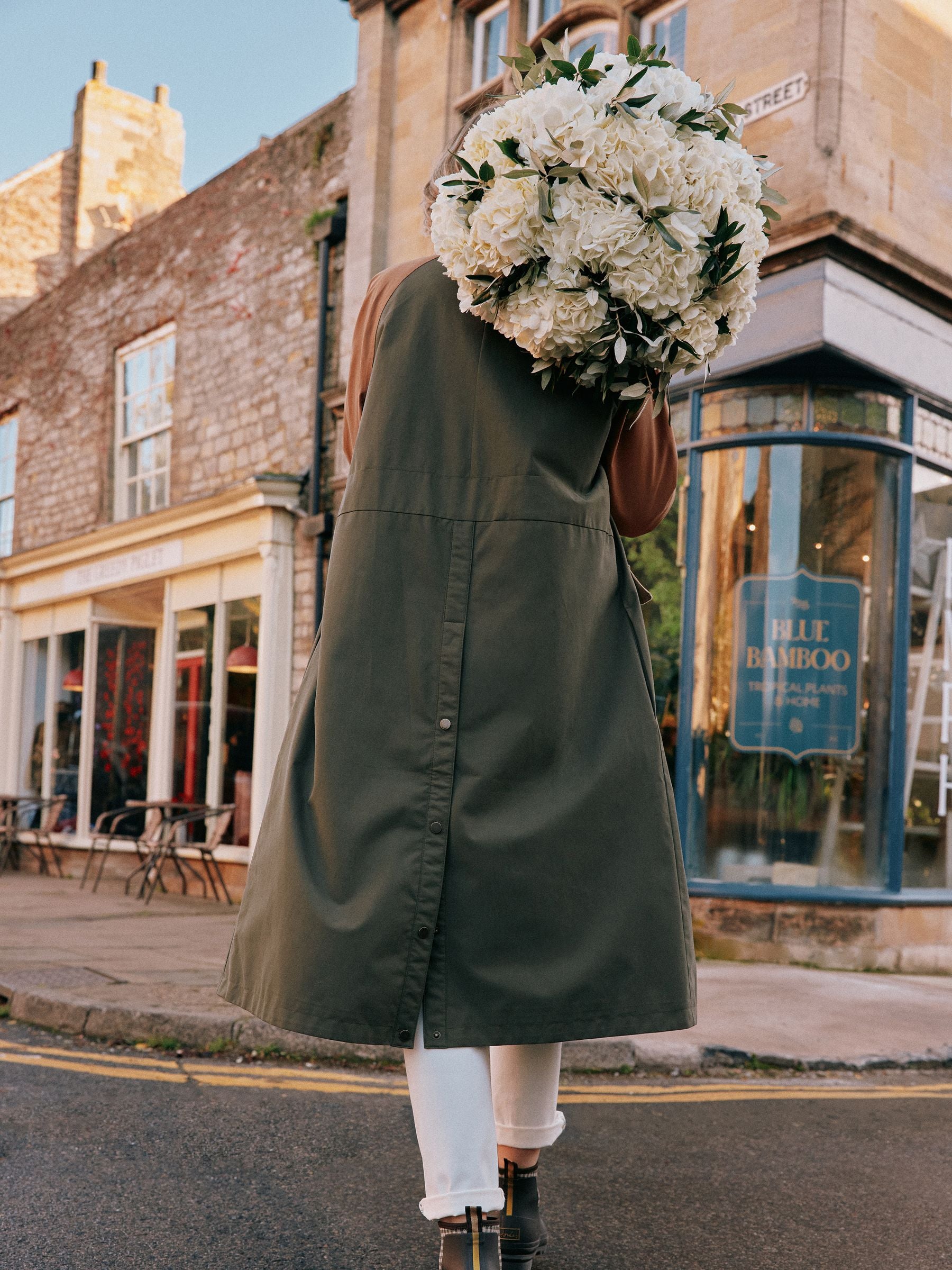 Kennington Brown/Khaki Dry Wax Waterproof Longline Coat