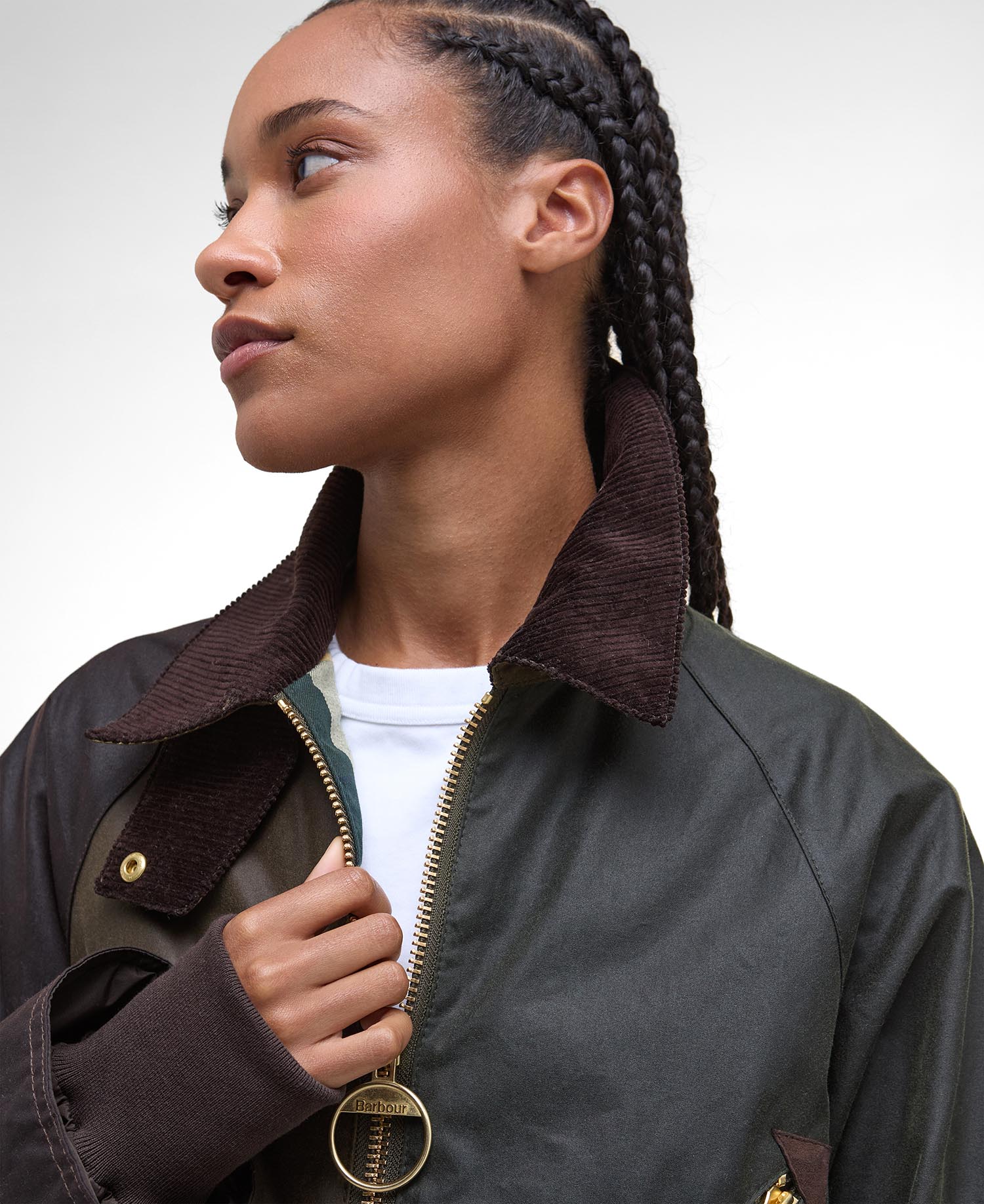 Arlene Waxed Jacket - Beech/Ancient Tartan