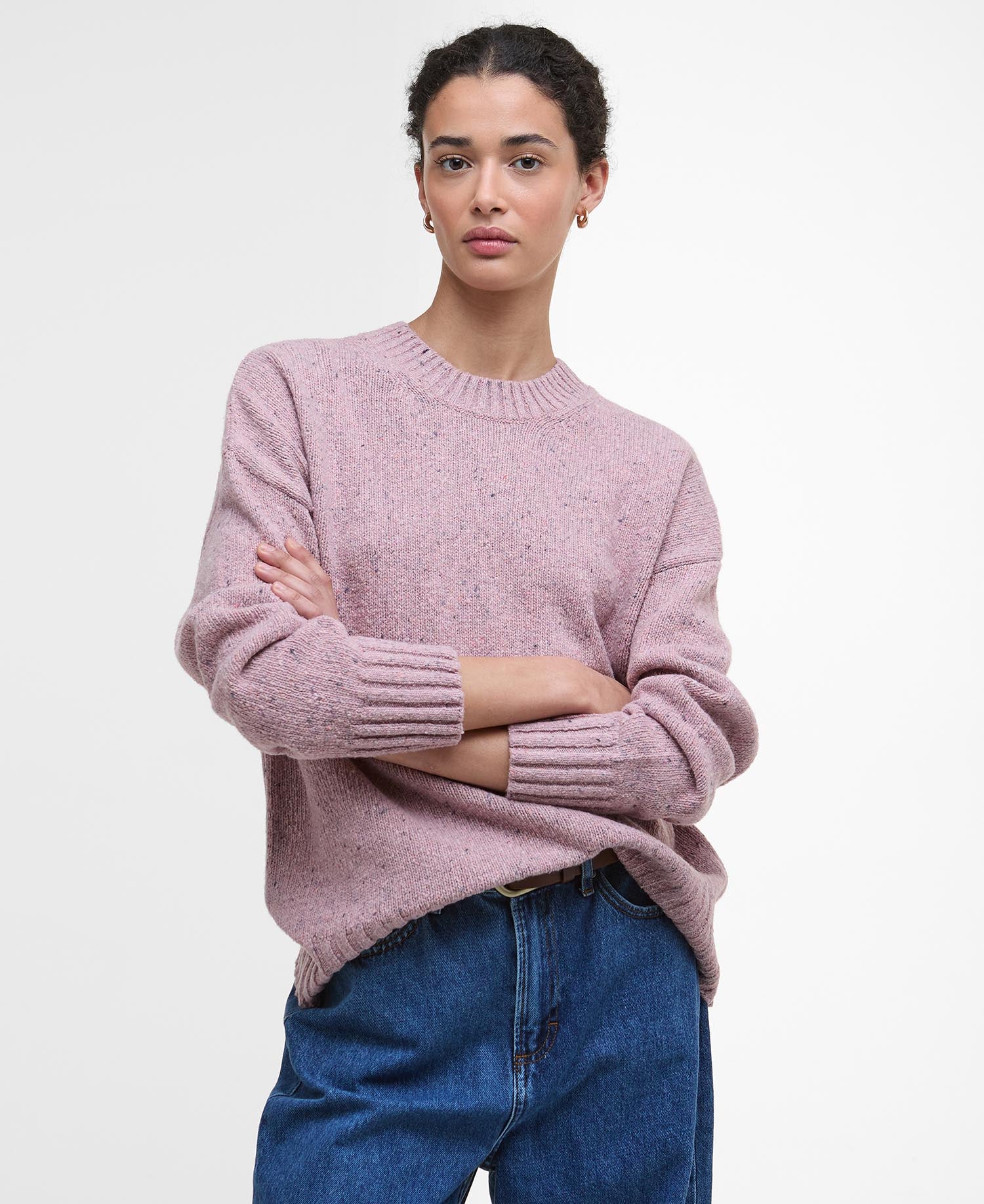 Lavensdale Crew Neck Jumper - Pink Blush