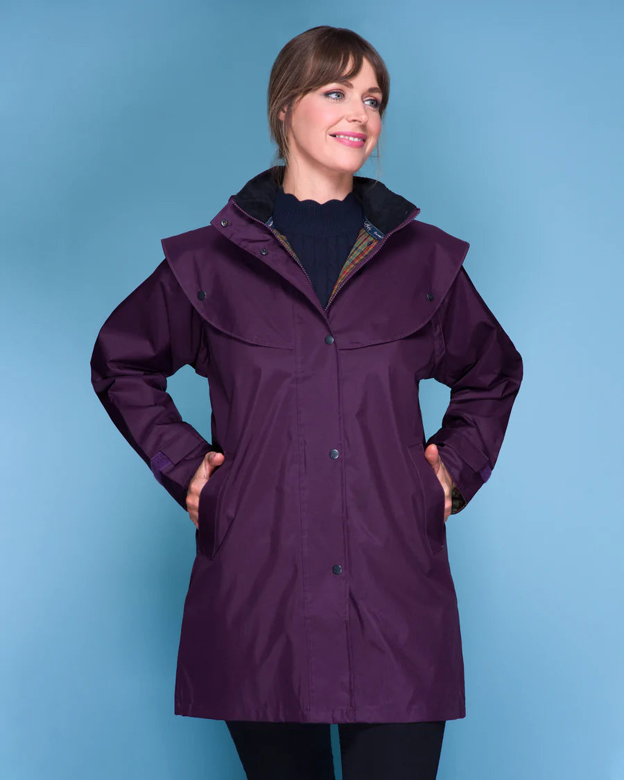 Cotswold Waterproof Coat - Blackberry