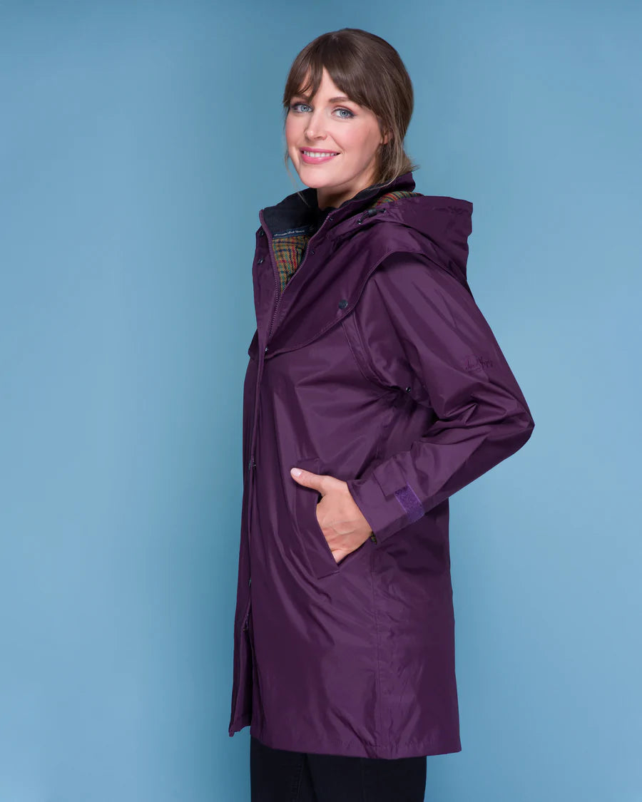 Cotswold Waterproof Coat - Blackberry