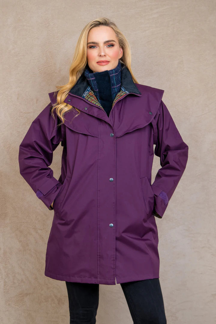 Cotswold Waterproof Coat - Blackberry