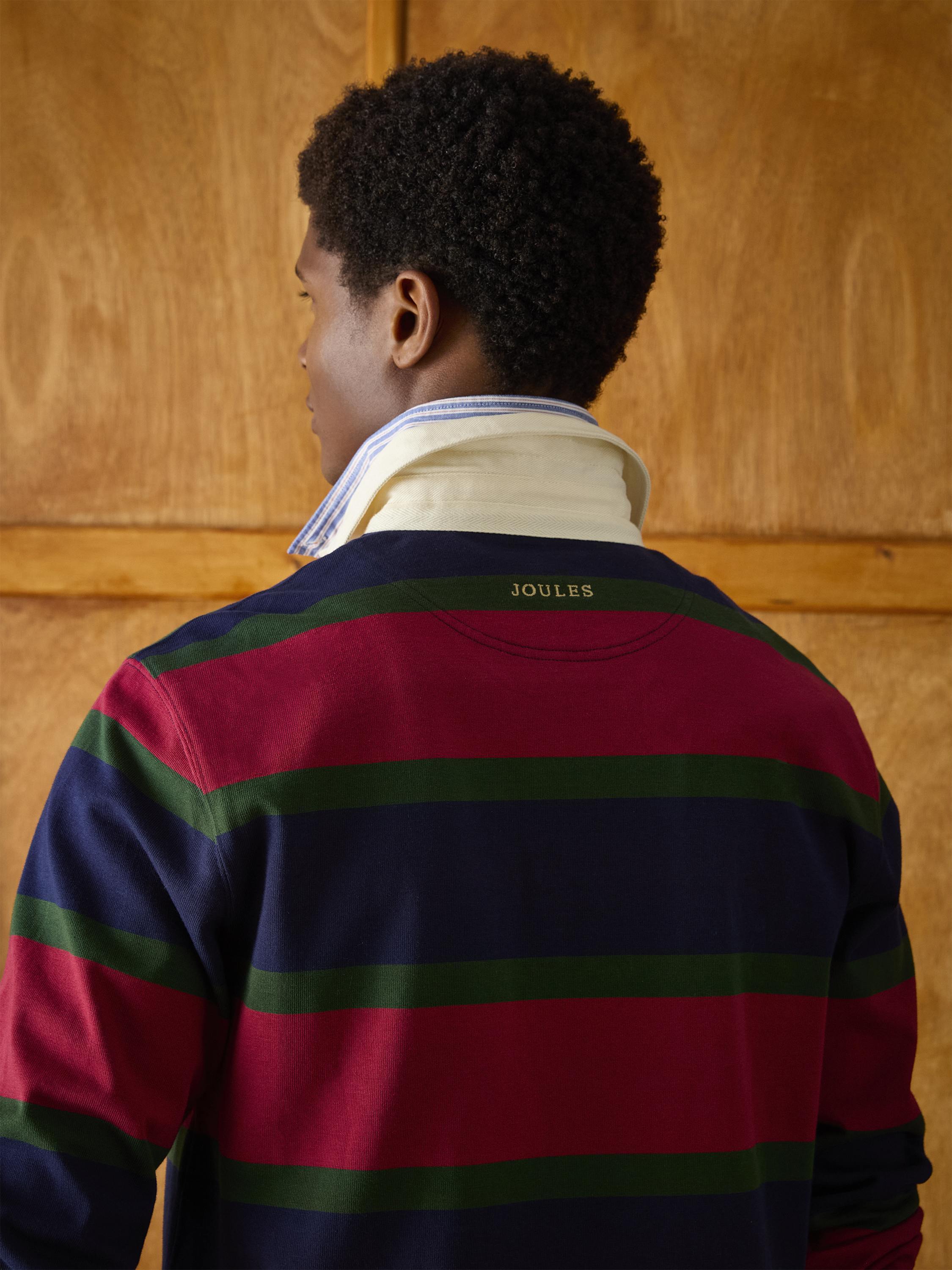 Rugby Club Red & Navy Shirt