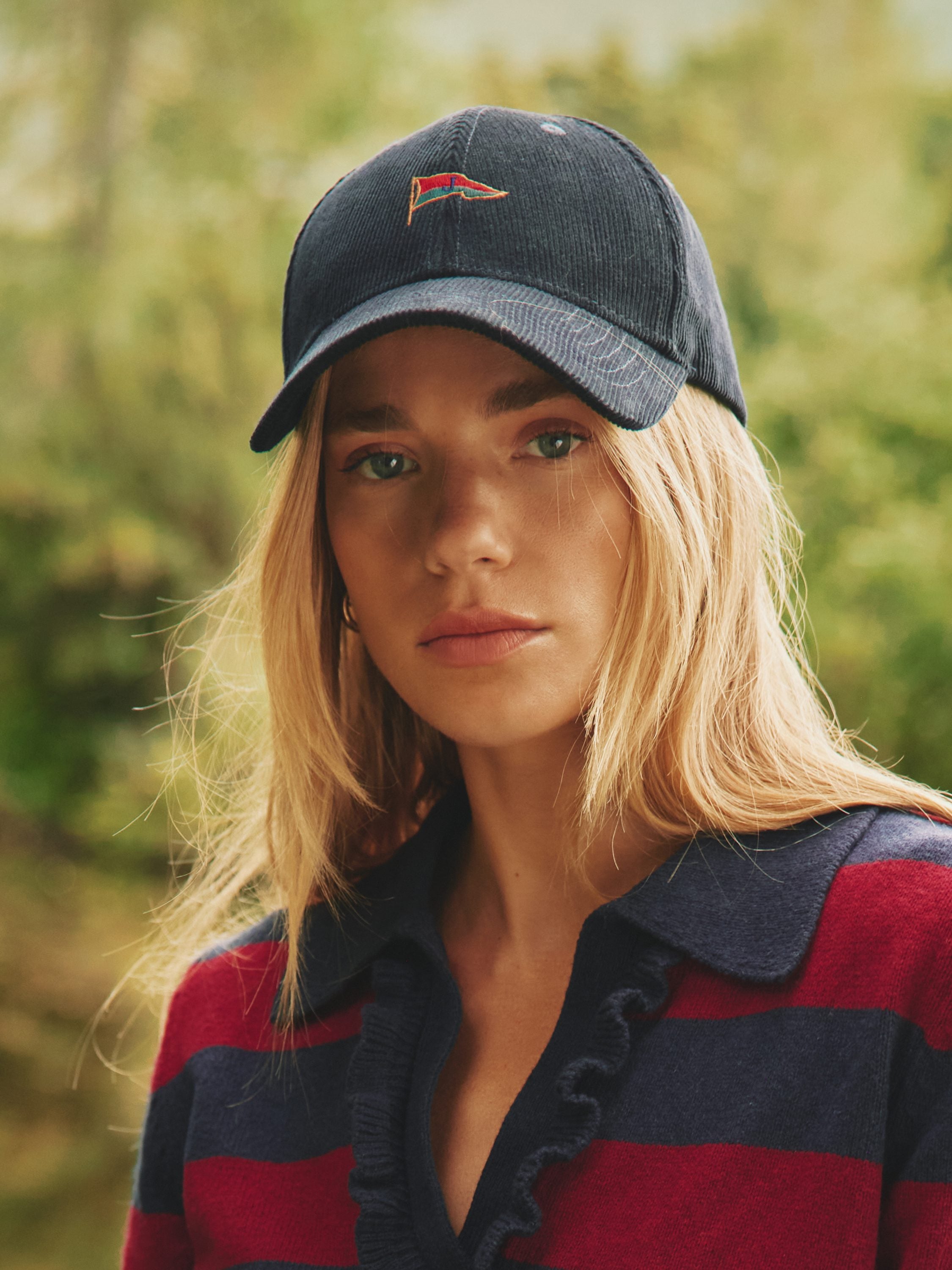 Chadwick Navy Corduroy Cap