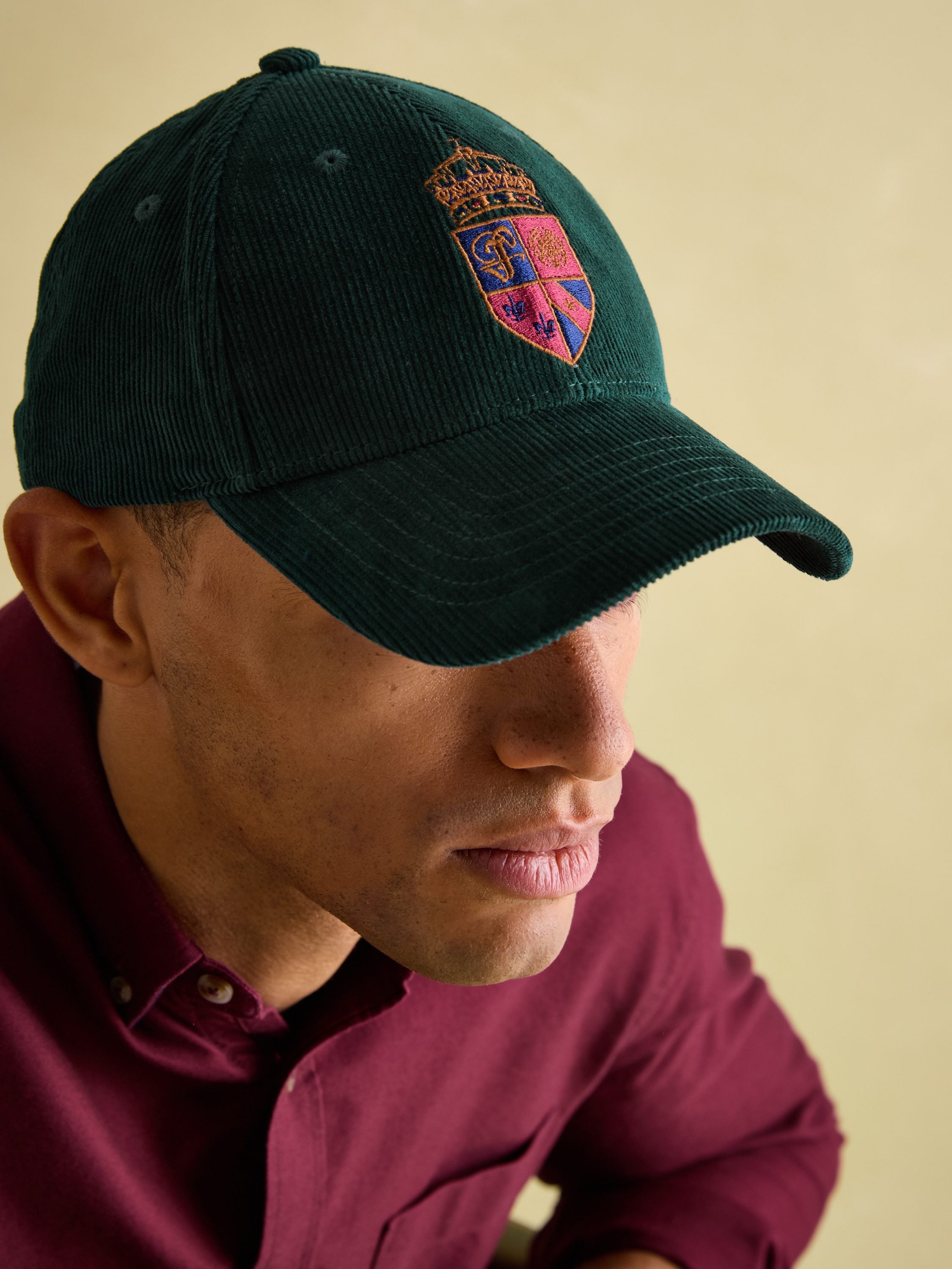 Chadwick Green Corduroy Cap