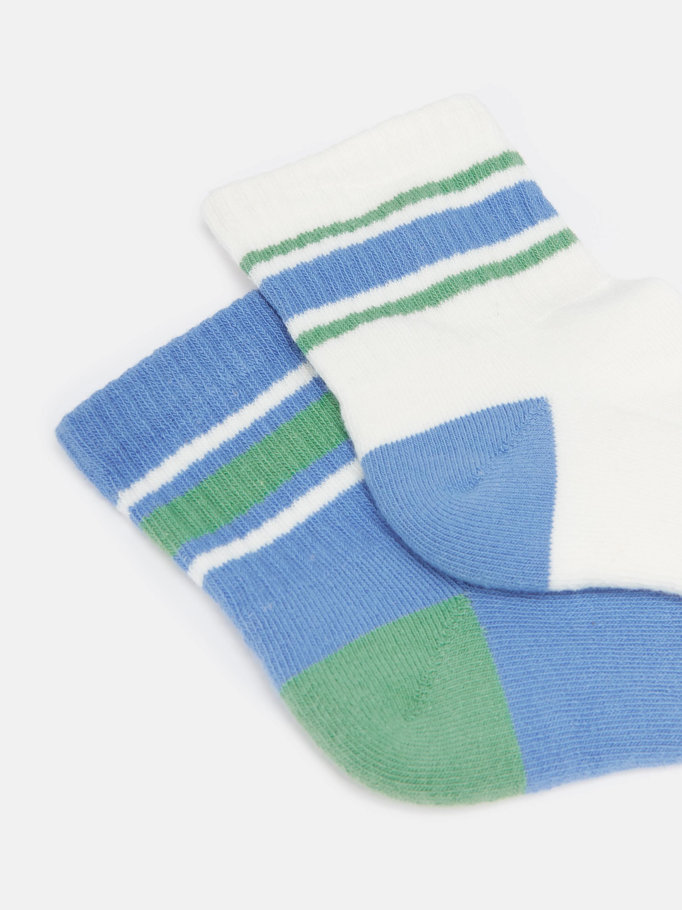 Women's Volley Blue & White 2 Pack Tennis Socks (size 4-8)