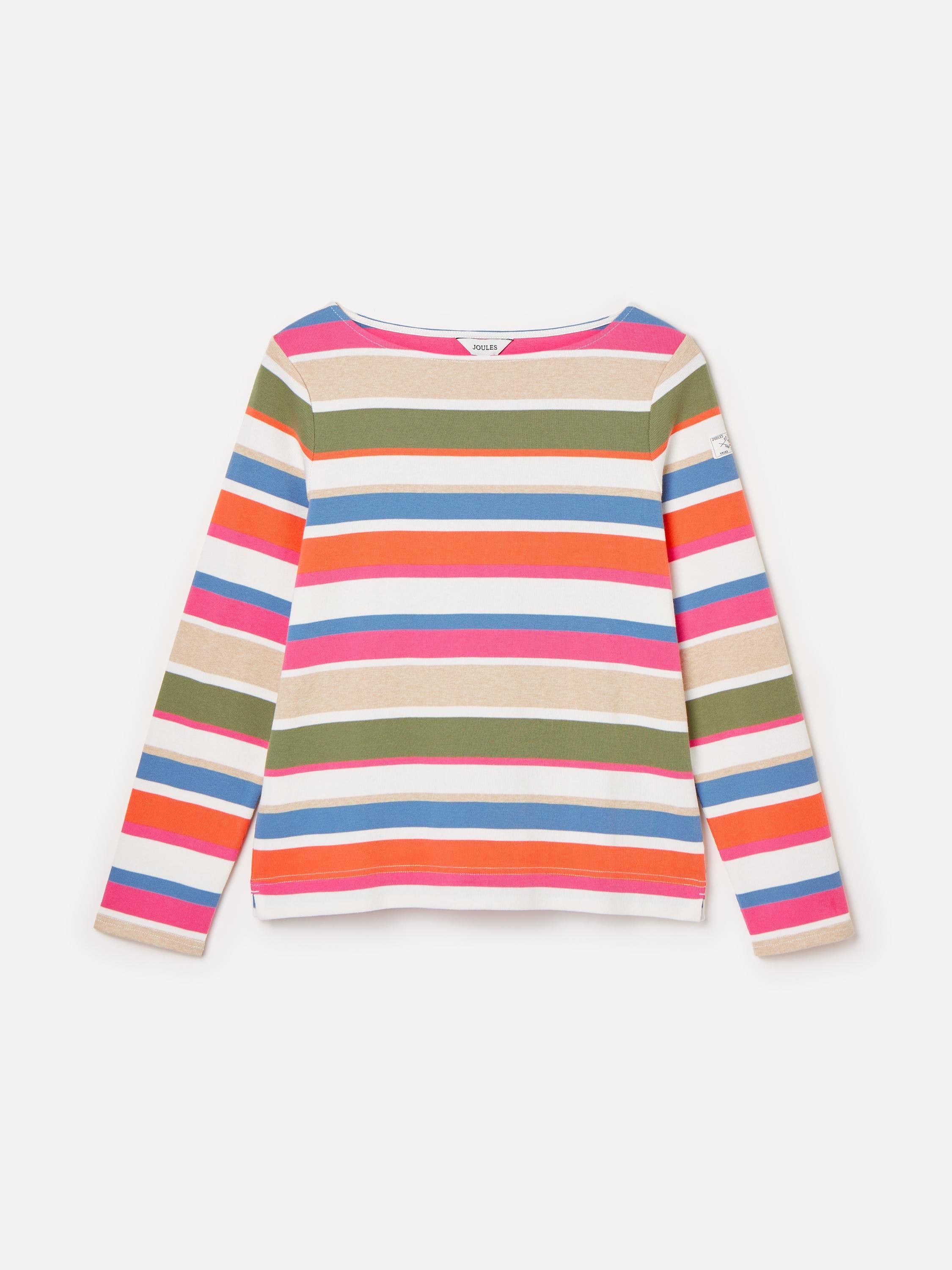 Harbour Pam Multi Boat Neck Printed Top