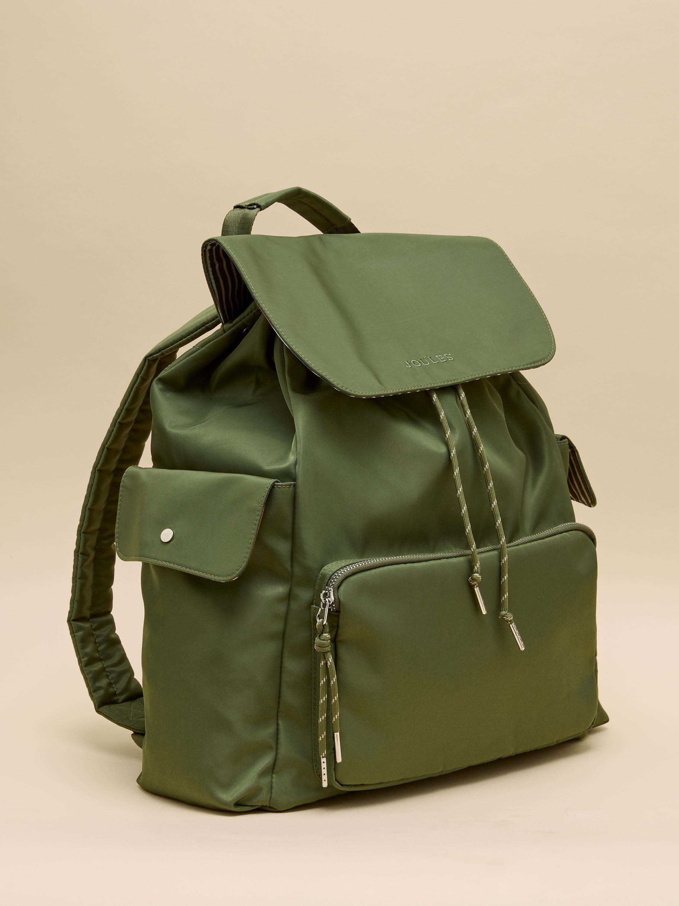 Cambeck Khaki Green Water Resistant Backpack