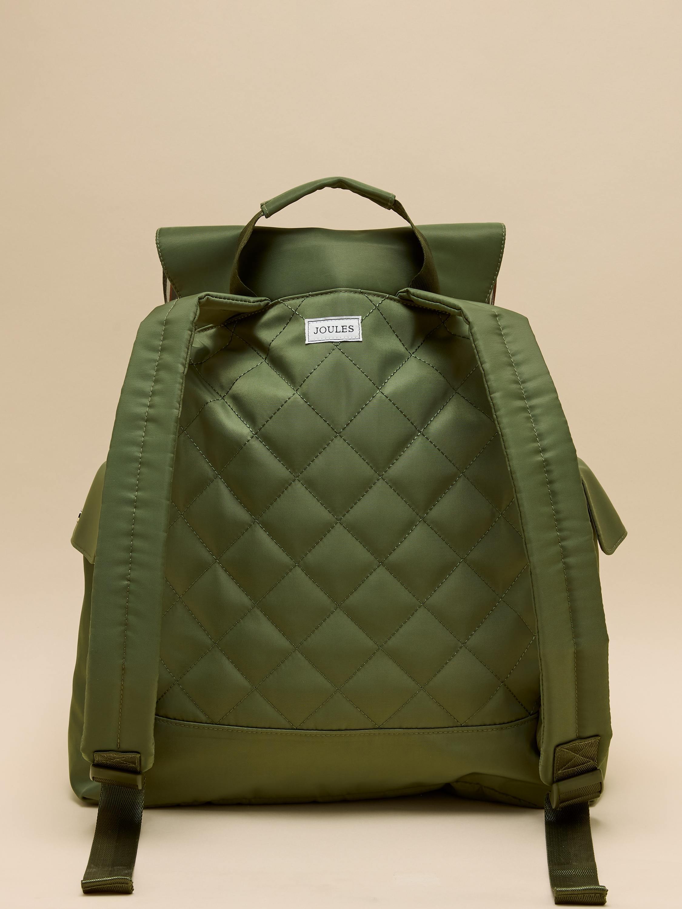 Cambeck Khaki Green Water Resistant Backpack