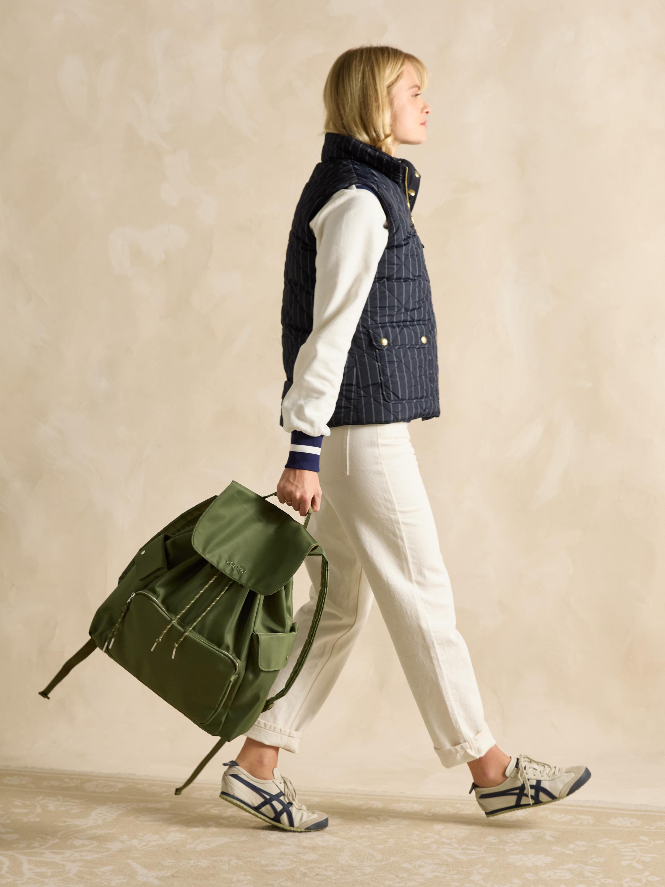 Cambeck Khaki Green Water Resistant Backpack
