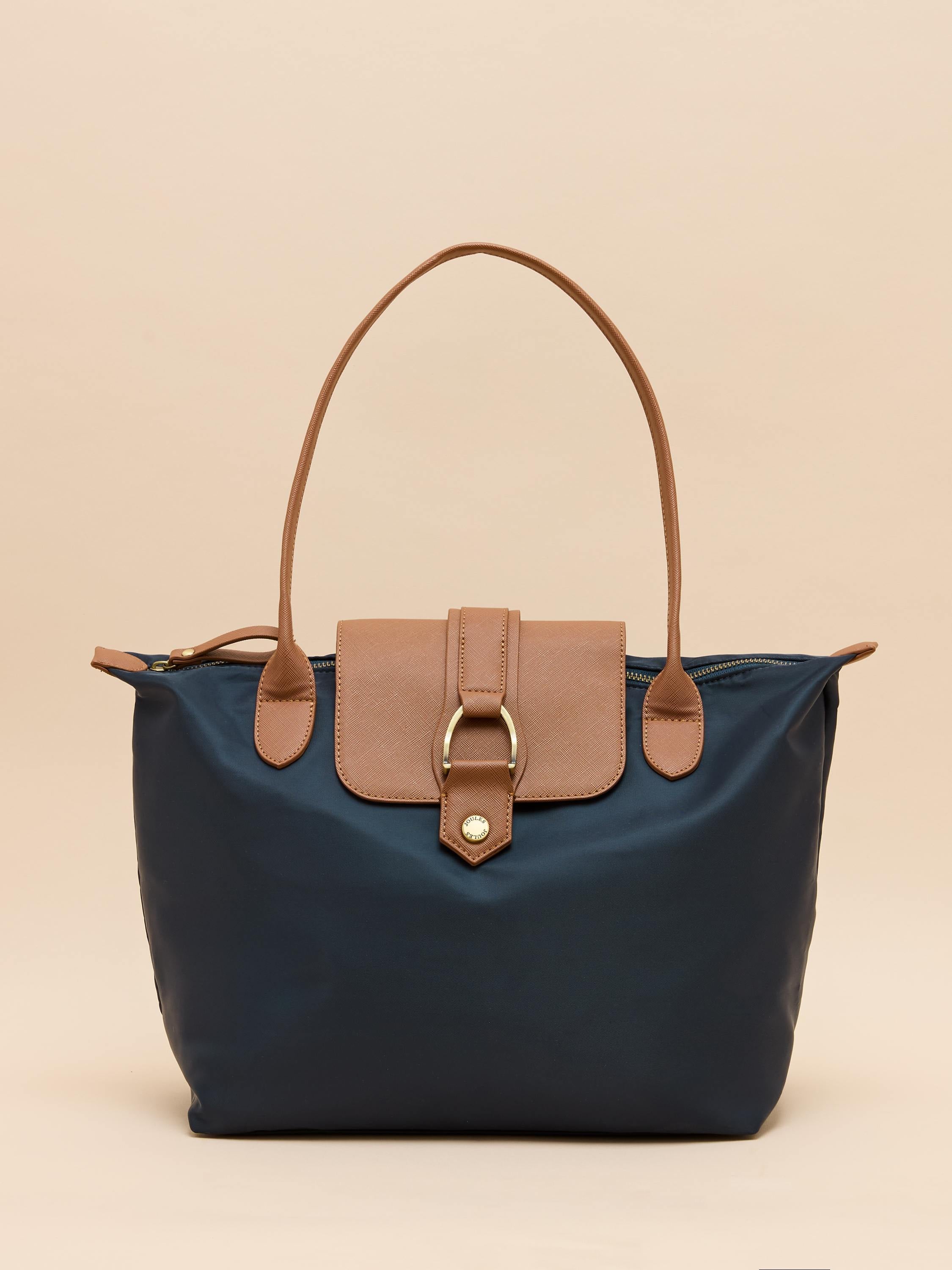 Edie Navy Shopper Bag