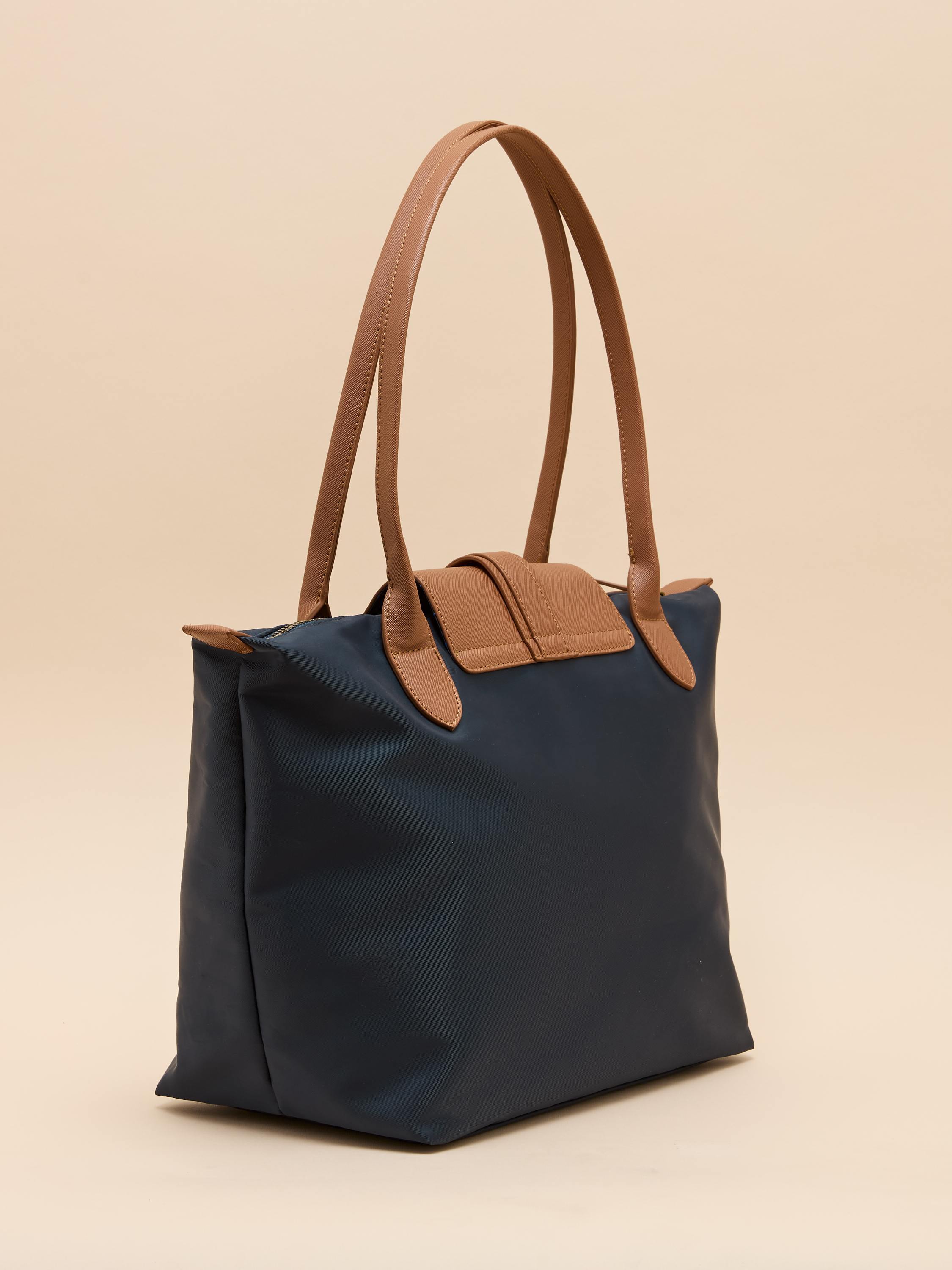 Edie Navy Shopper Bag