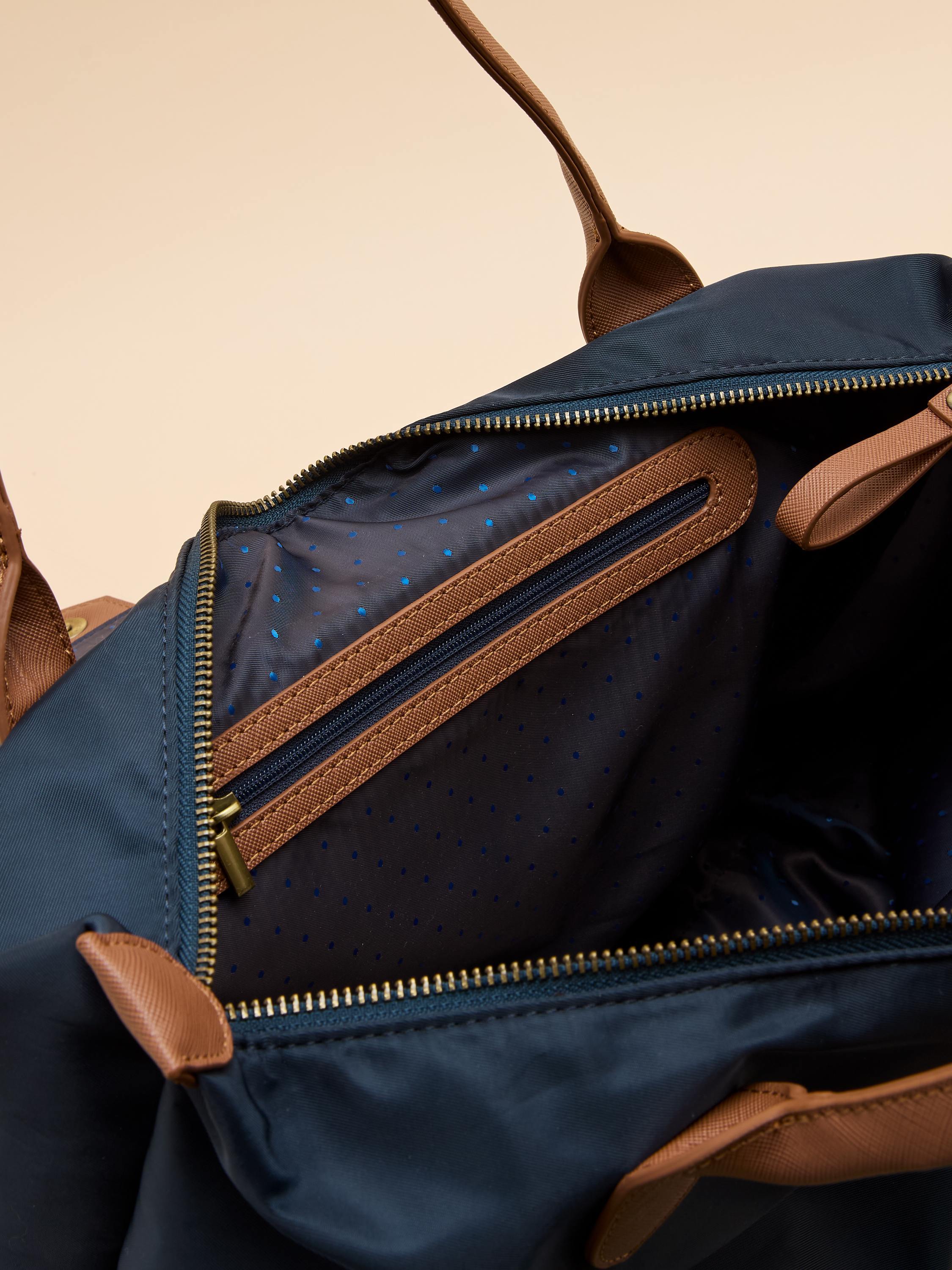 Edie Navy Shopper Bag