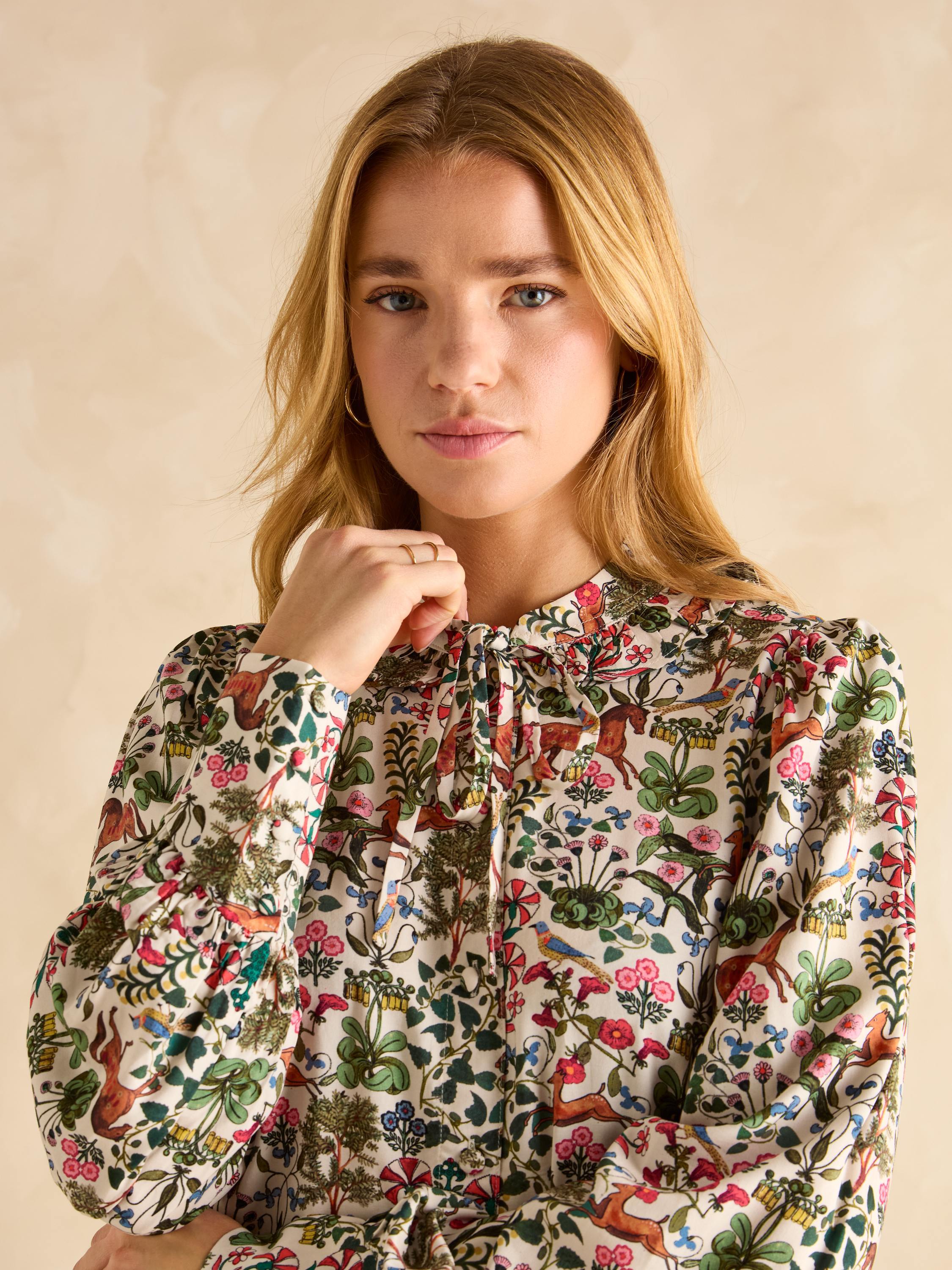 Harper Multi Tie Neck Blouse