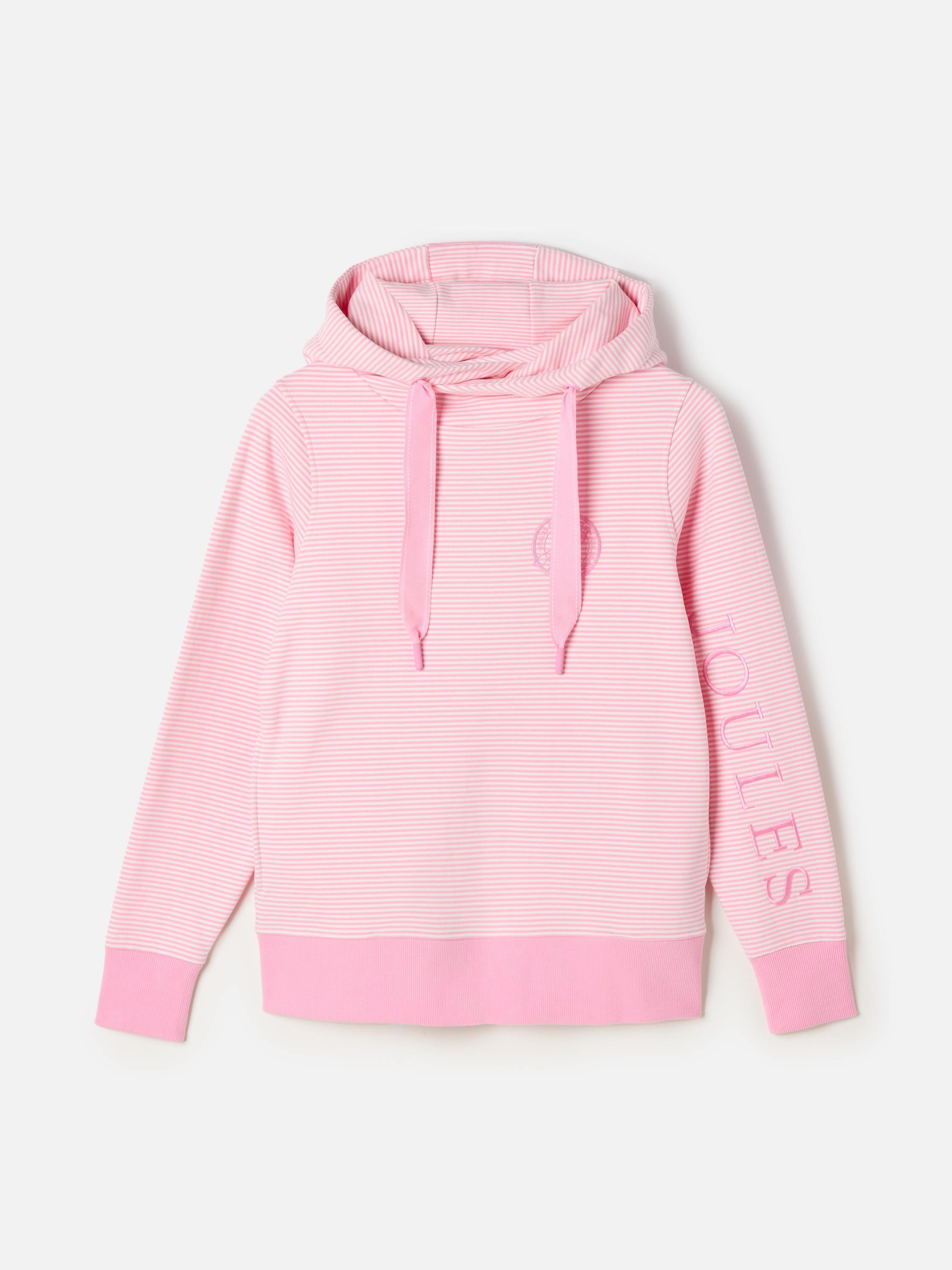 Rushton  Pink Cowl Neck Hoodie