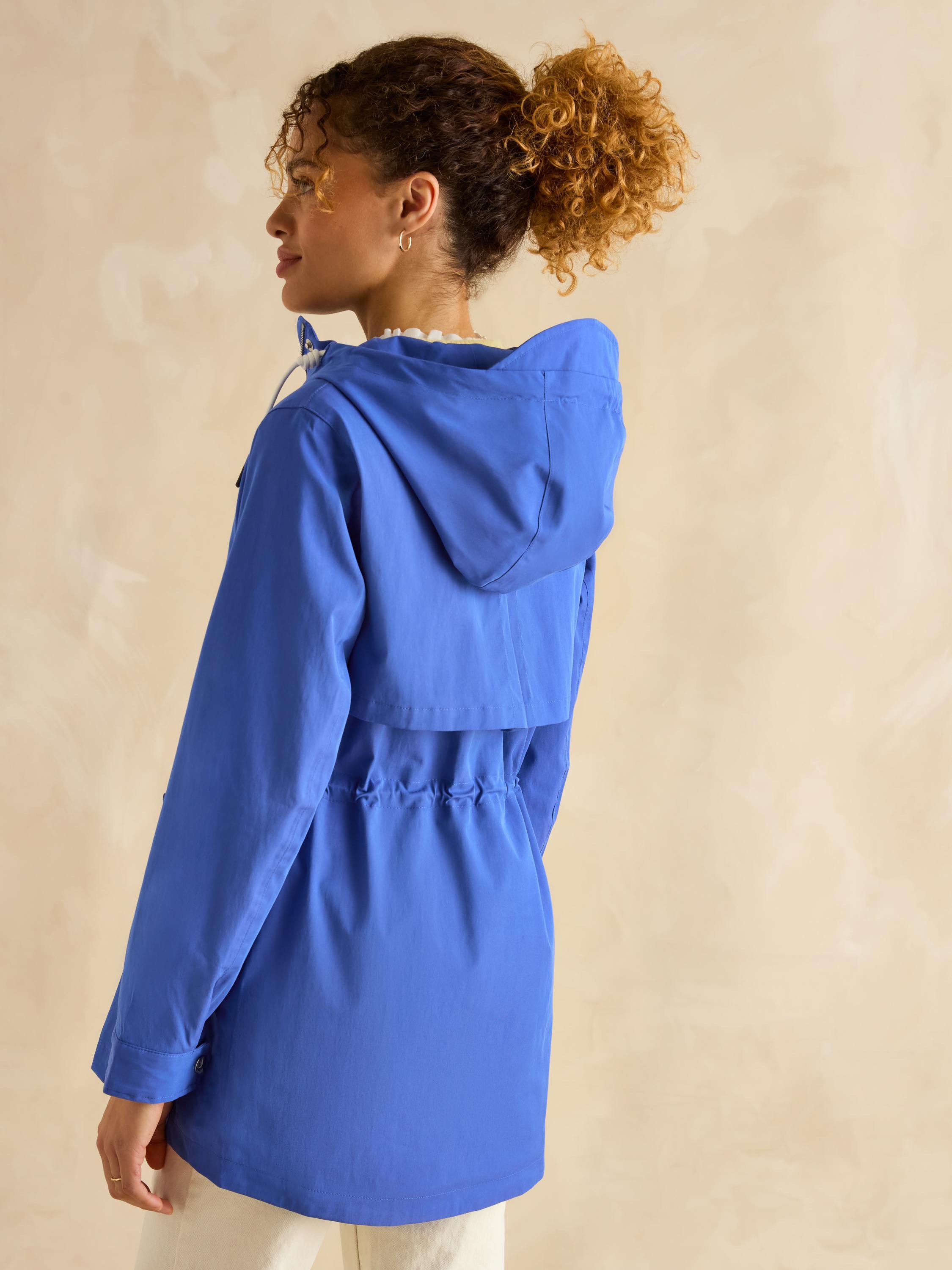 Portwell Blue Waterproof Raincoat With Hood