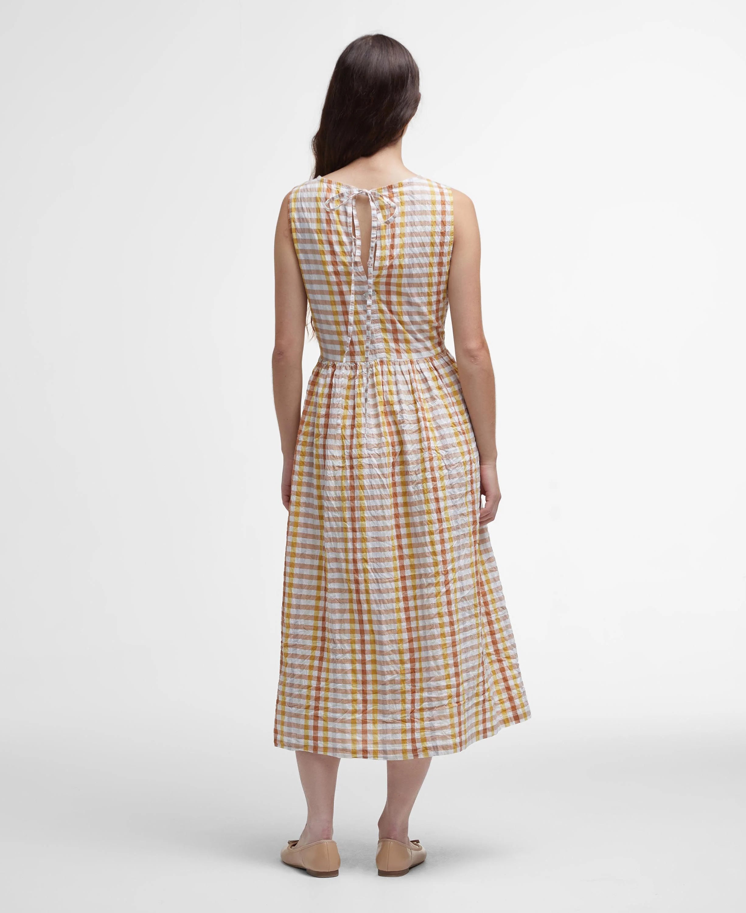 Penelope Gingham Midi Dress - Multi Gingham